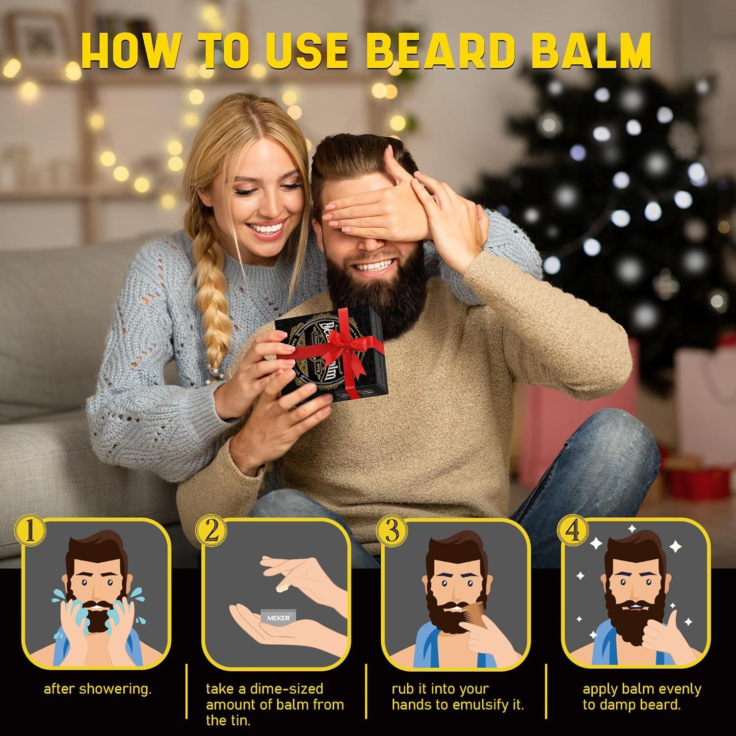 Bálsamo para Barba MEKER 99g Suavizante Antipicazón