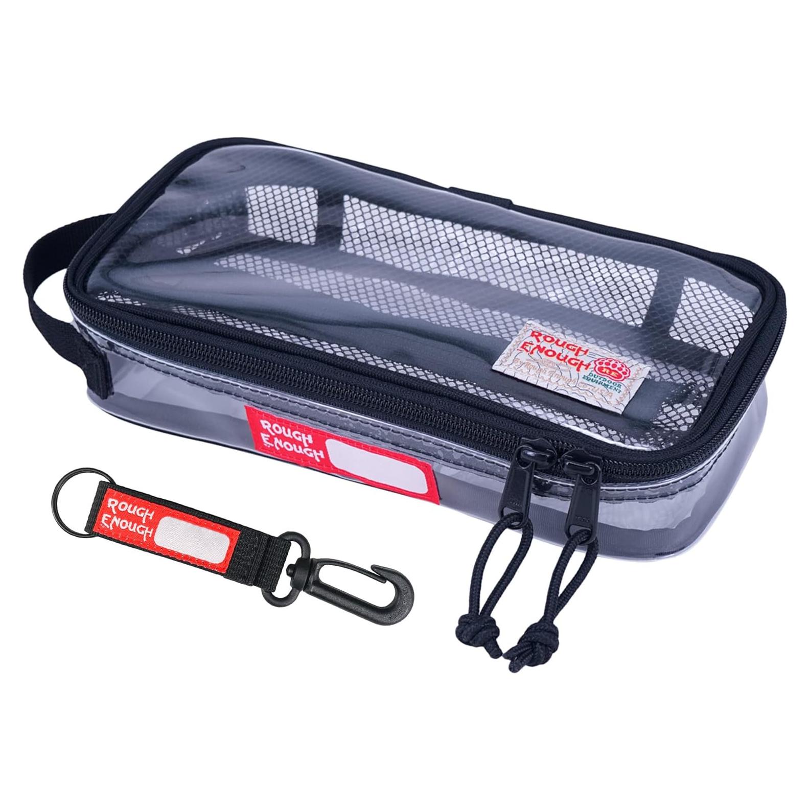 Bolsa de Aseo de Viaje Rough Enough Transparente 22.86x10.16cm