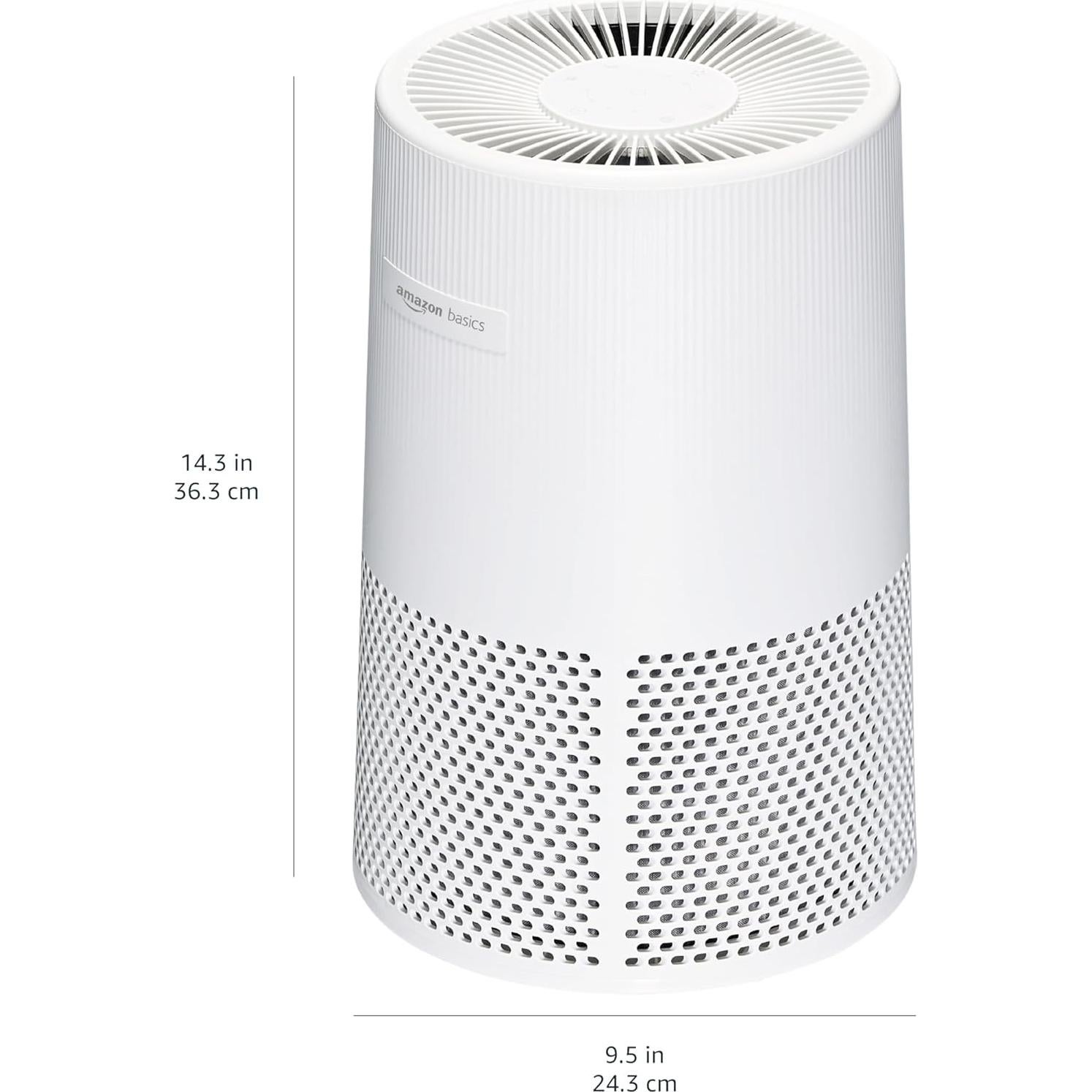 Purificador de Aire Amazon Basics AC2224A 3 Etapas 99 m²