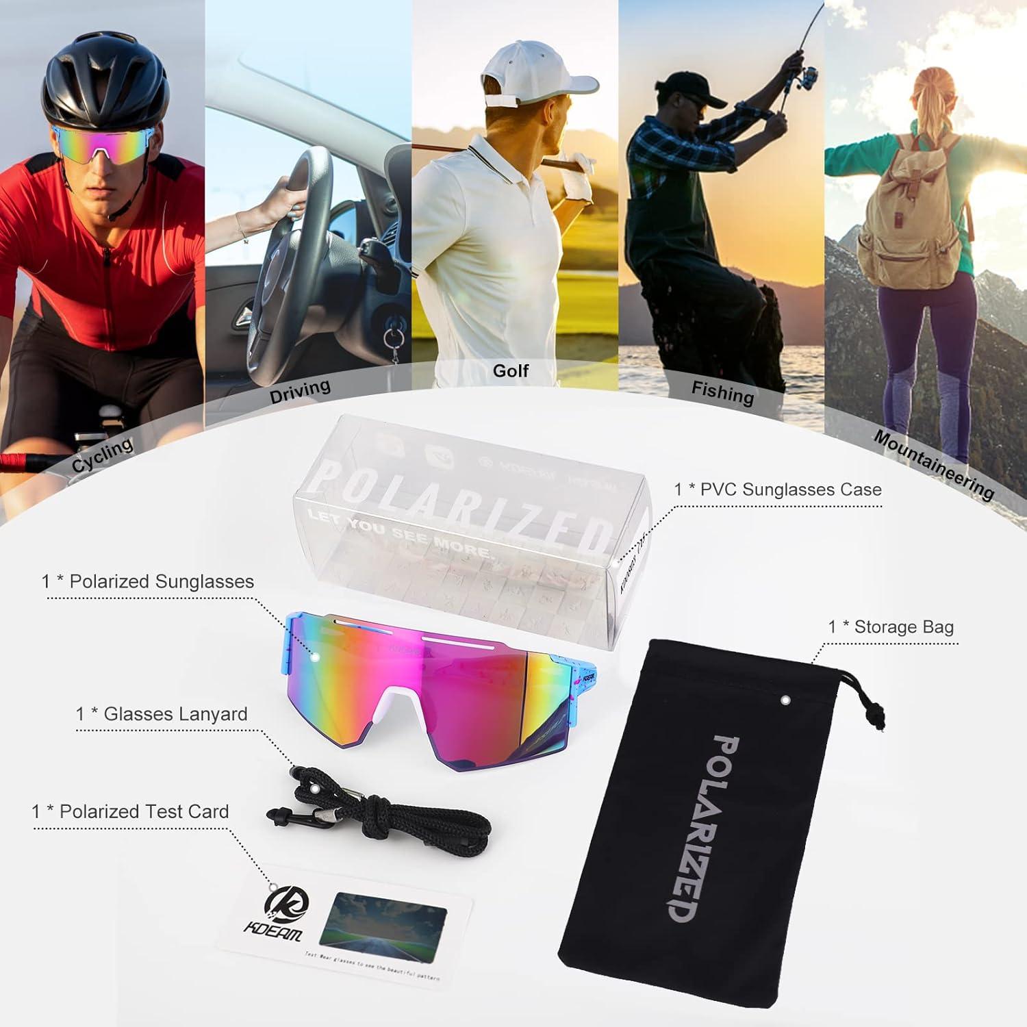 Gafas de sol deportivas ALSUZYIOT UV400 para ciclismo