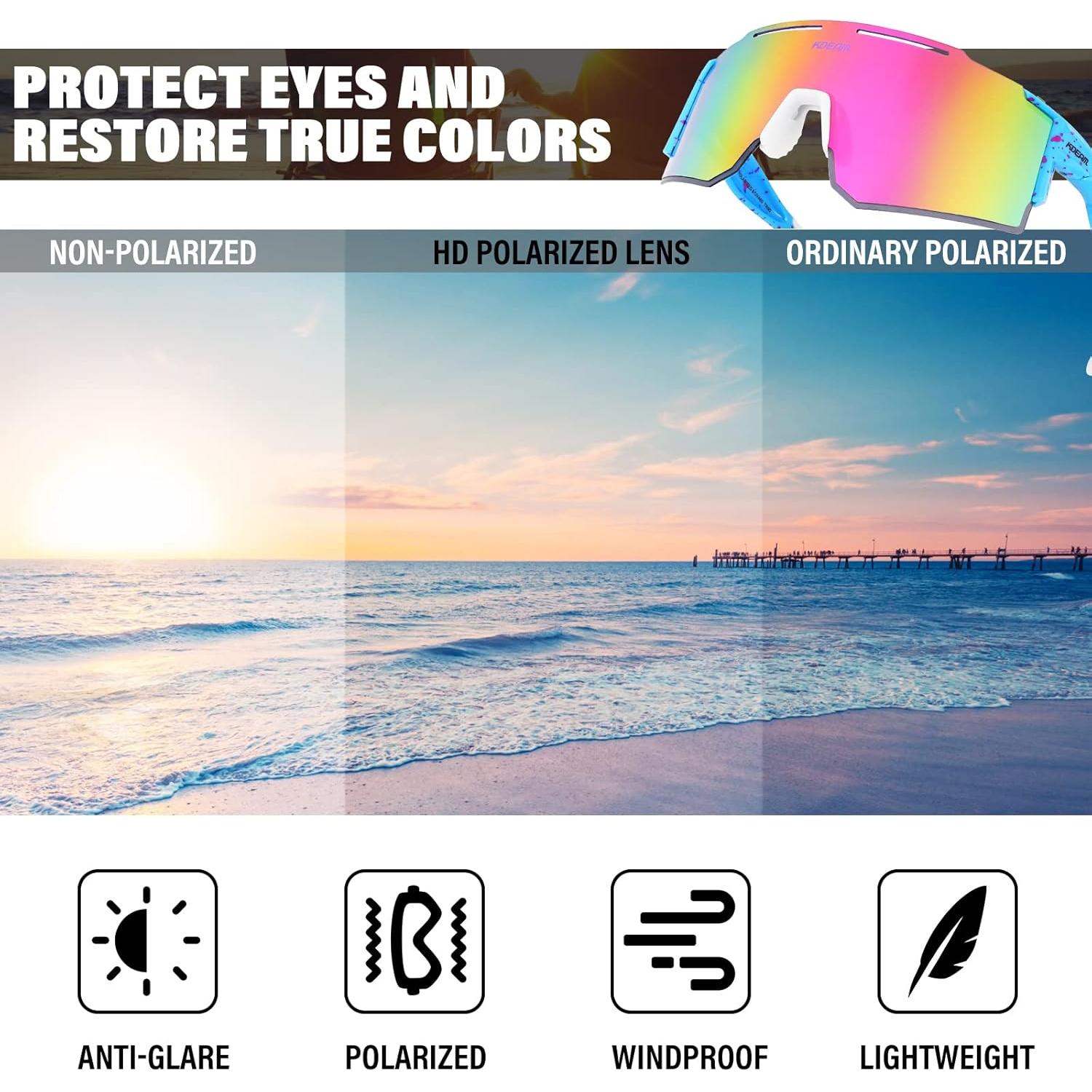 Gafas de sol deportivas ALSUZYIOT UV400 para ciclismo y más