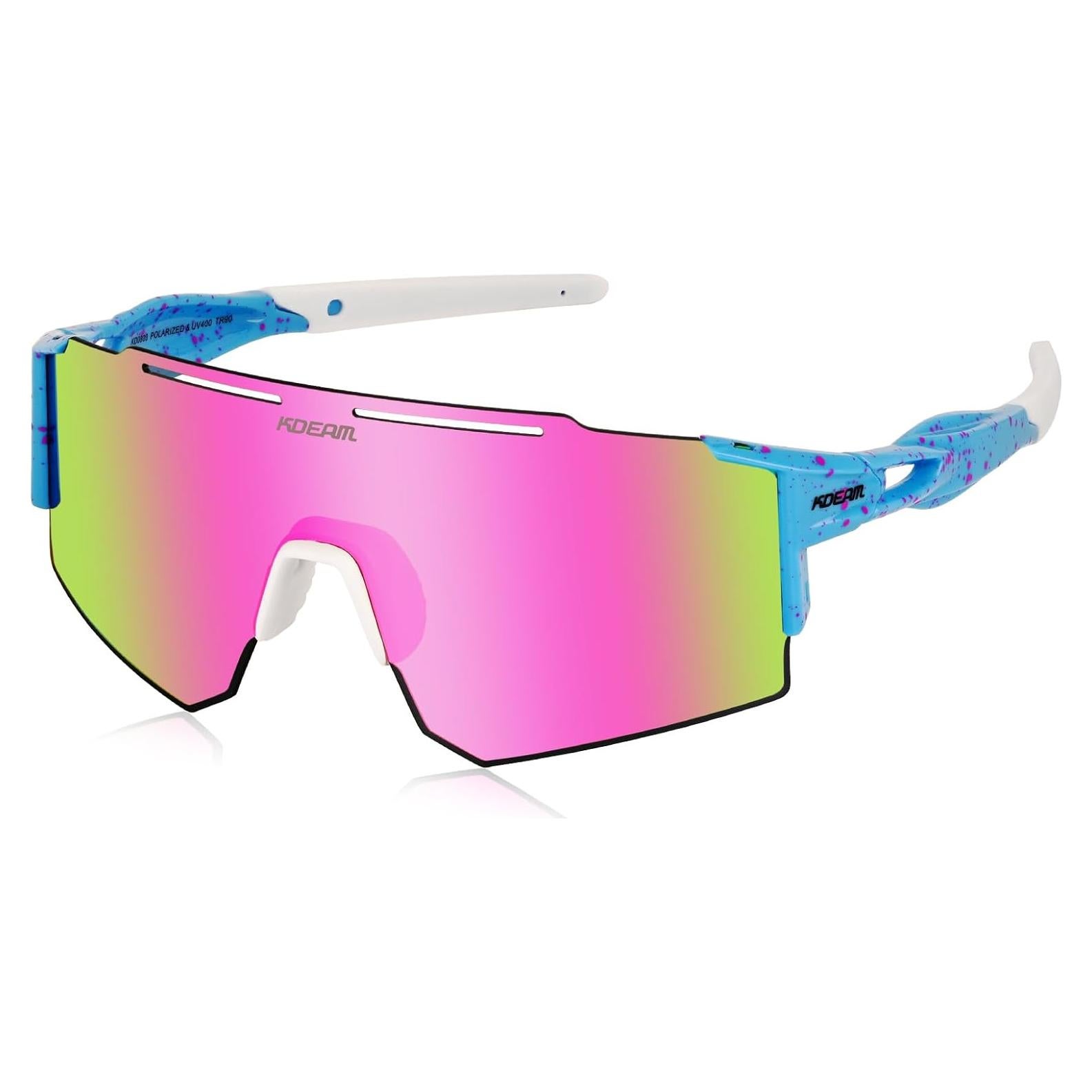 Gafas de sol deportivas ALSUZYIOT Wlcus006c8 UV400 Rosa