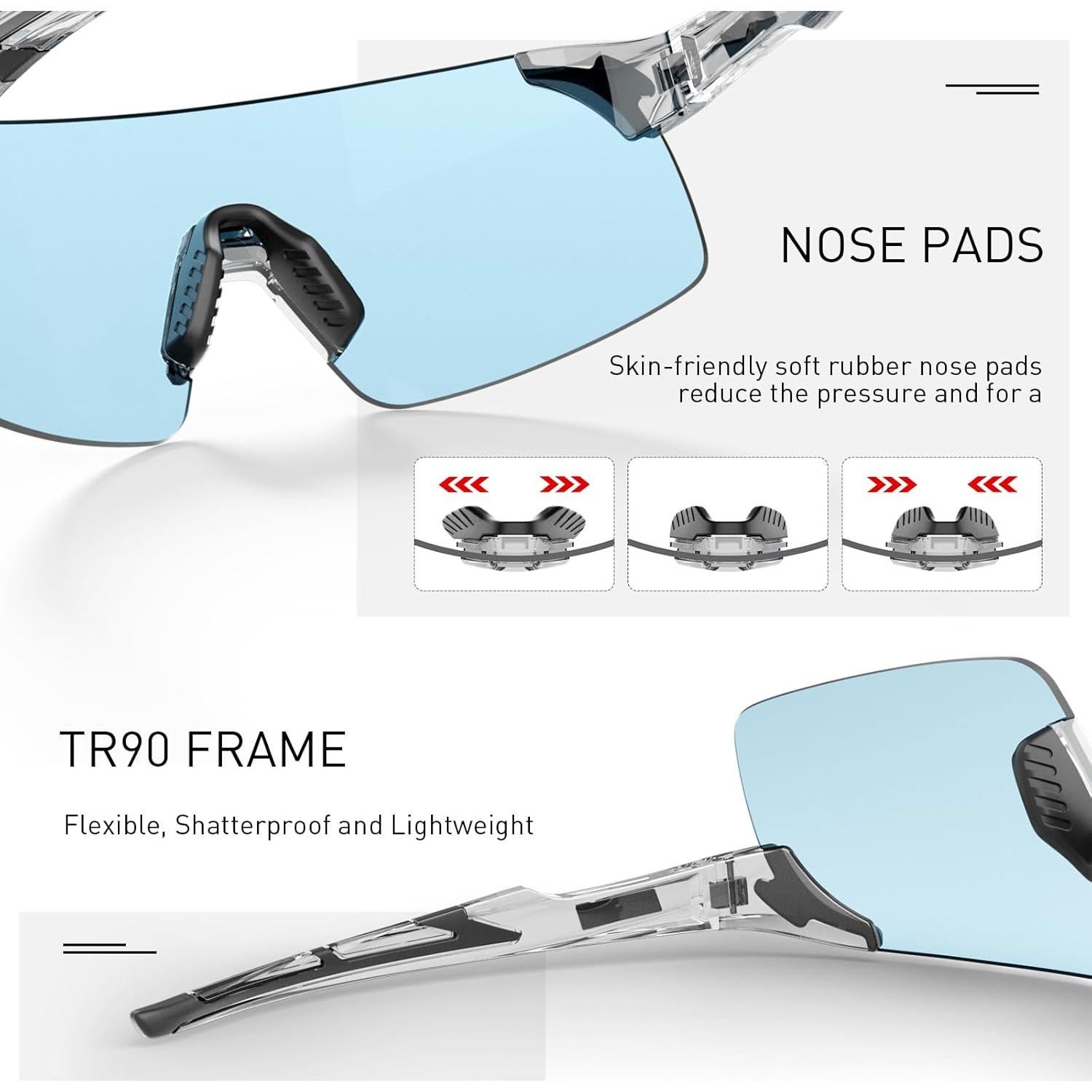 Gafas de Ciclismo Fotocromáticas SCVCN S142 UV400