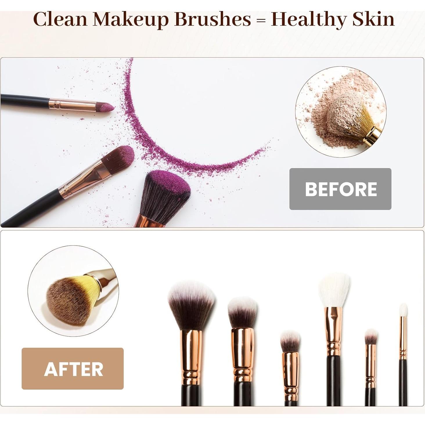 Limpiador y Secador de Brochas Eléctrico RICRIS - Negro