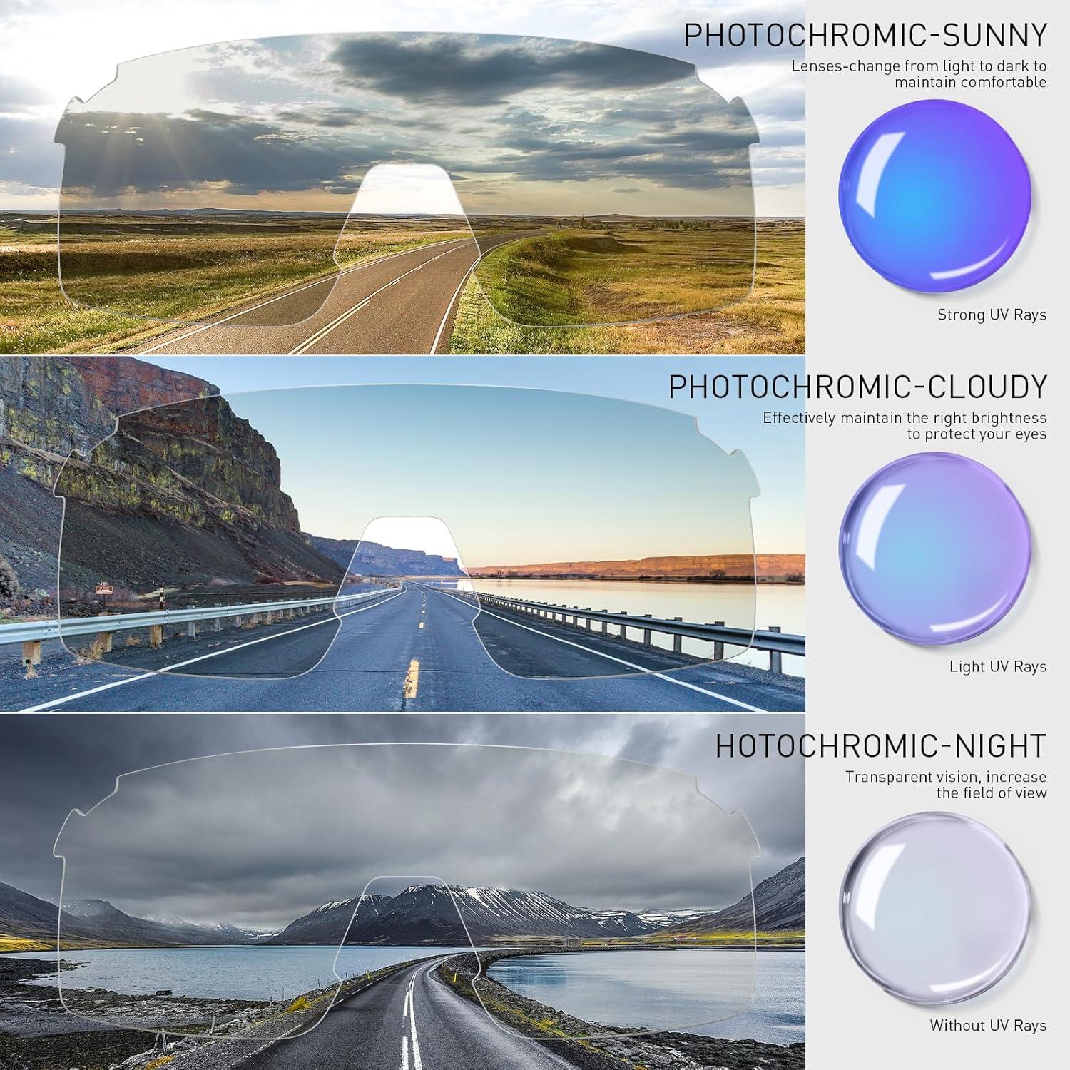 Gafas de Ciclismo Fotocromáticas SCVCN S142 UV400