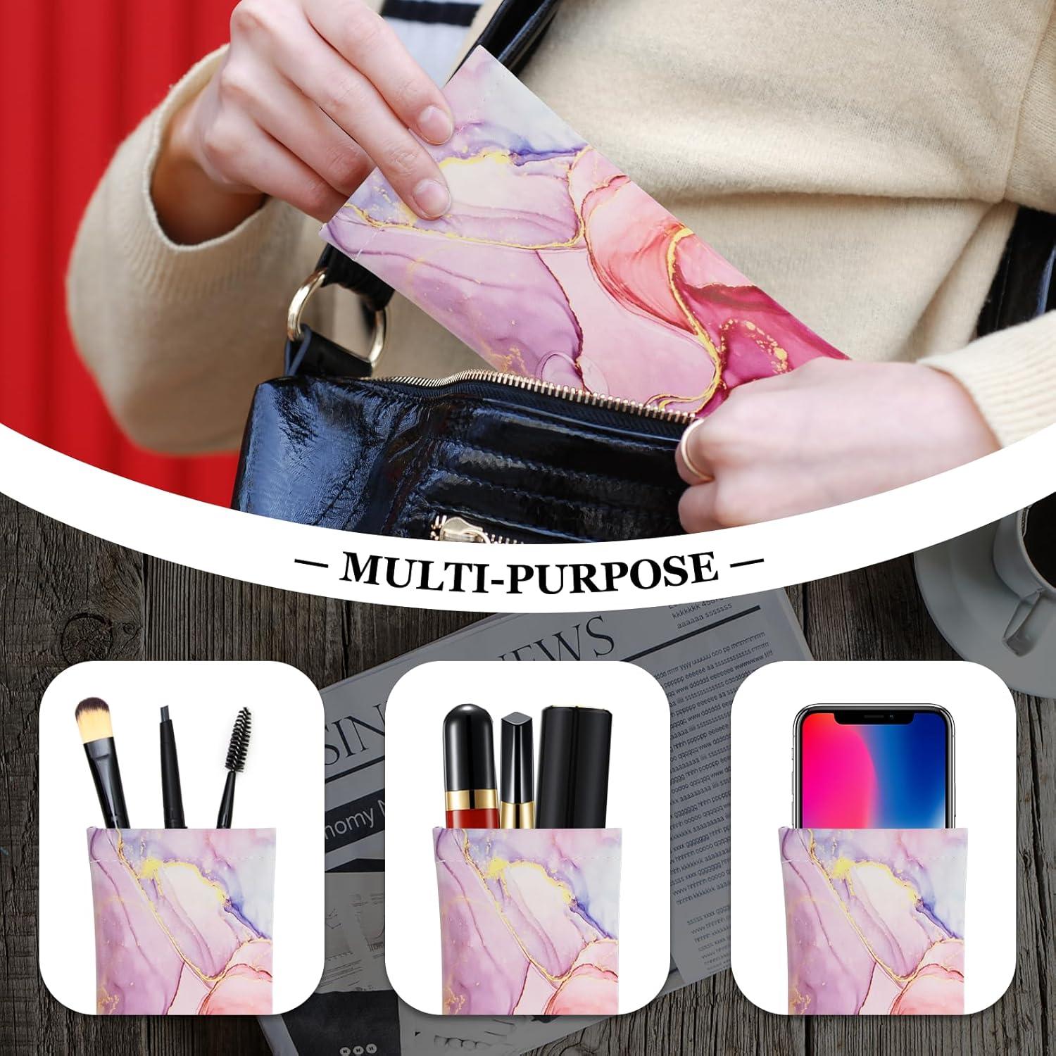 Estuche para Gafas 4 Pcs Cuero Suave con Paño de Limpieza