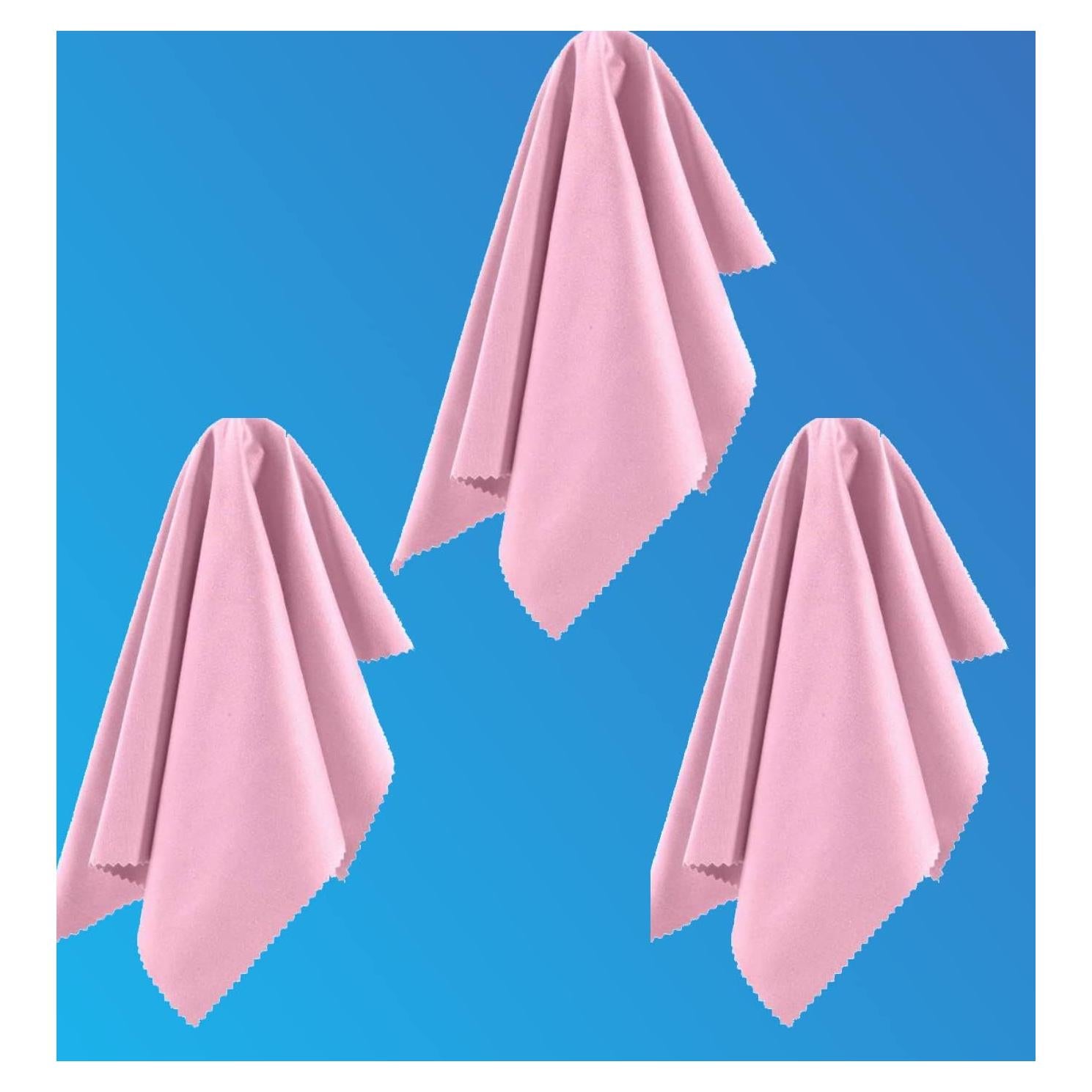 Paquete de 3 Paños Microfibra 30x30 cm para Limpieza