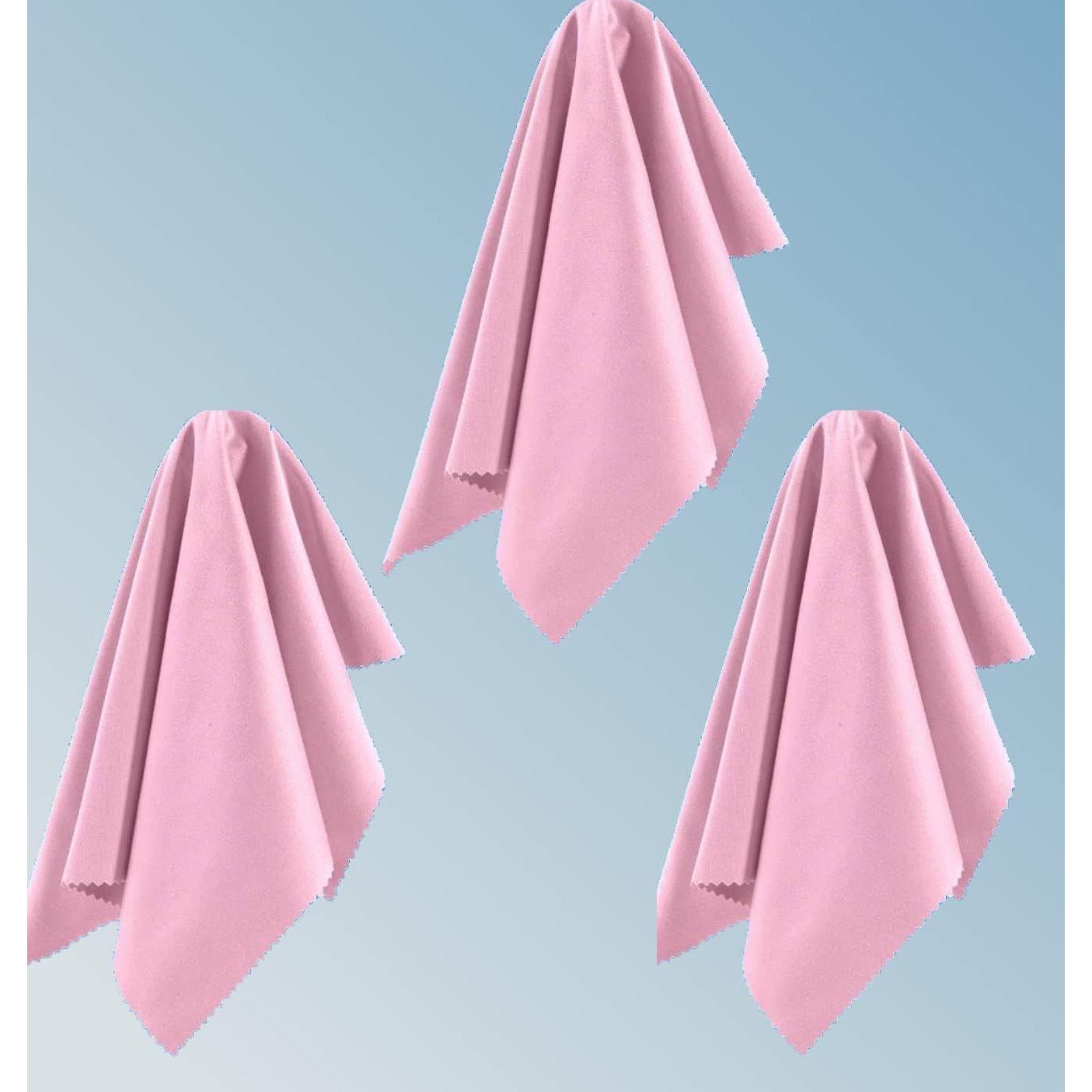 Paquete de 3 Paños Microfibra 30x30 cm para Limpieza