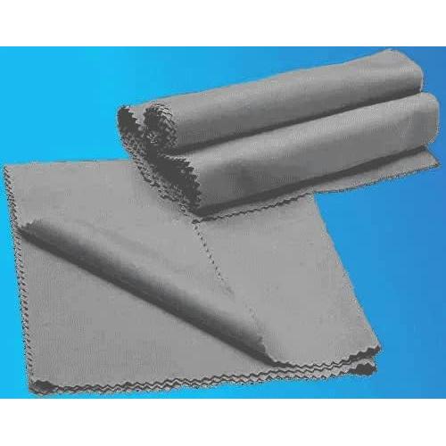 Paquete de 3 Paños Microfibra Gris Claro 30x30 cm