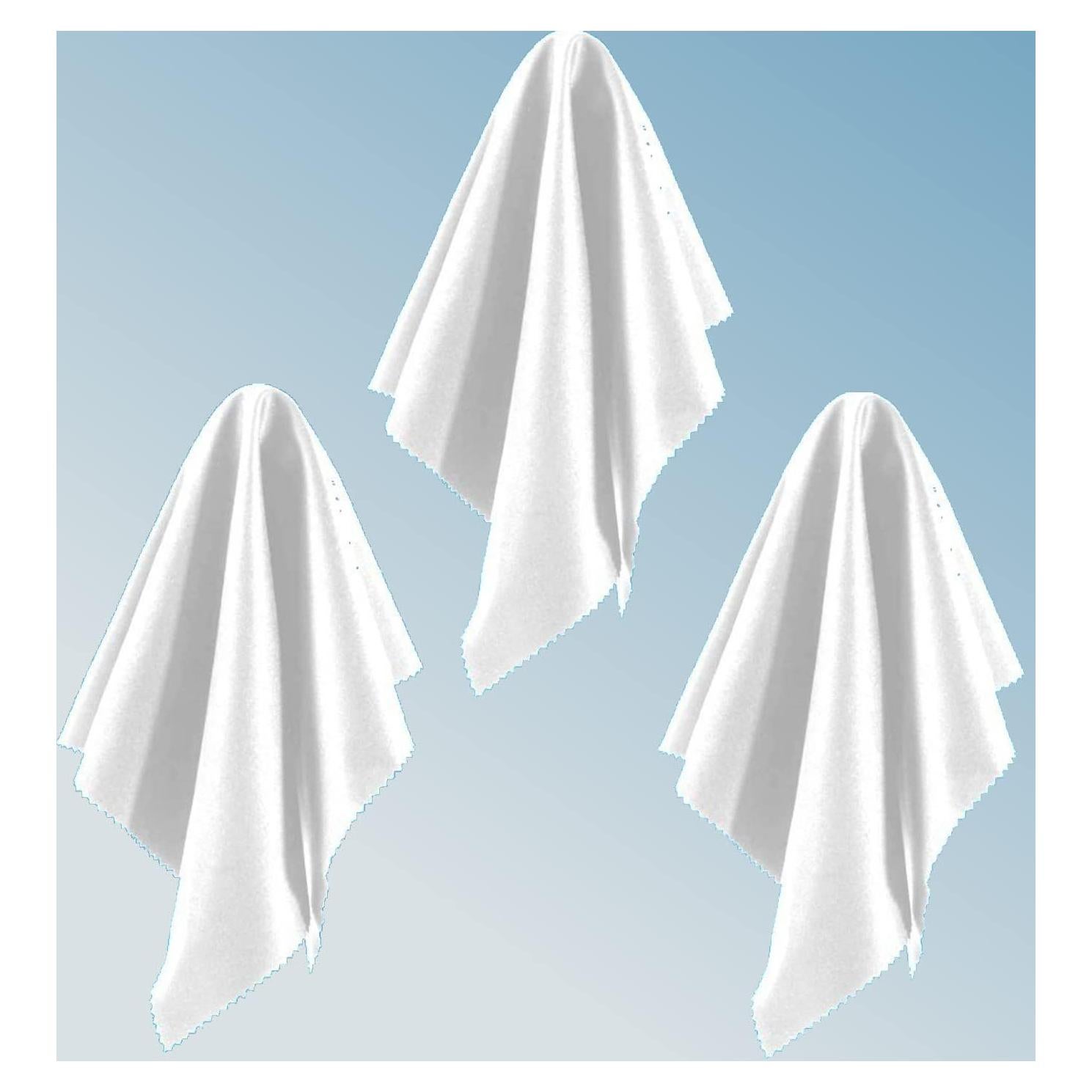 Paquete de 3 Paños Microfibra 30x30cm para Pantallas y Lentes