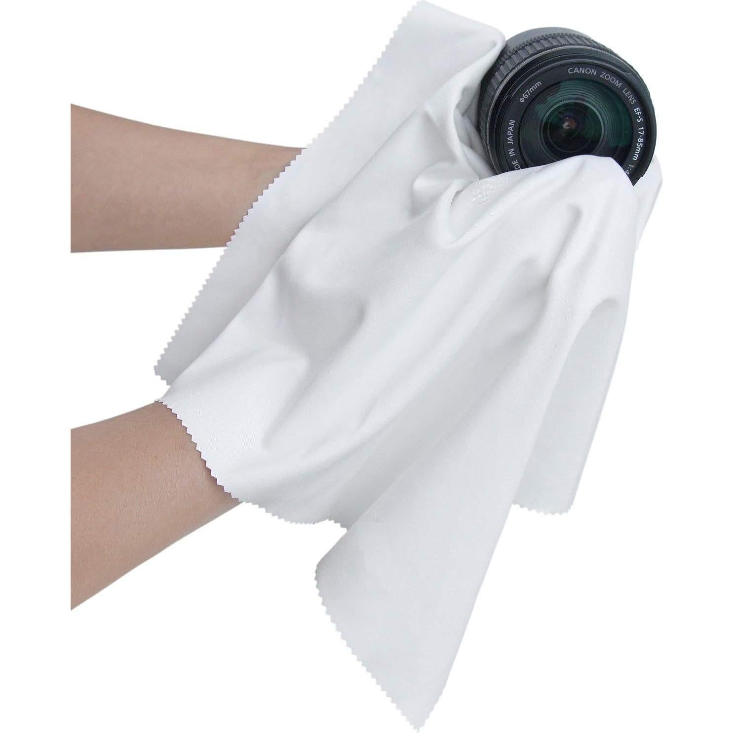 Paquete de 3 Paños Microfibra 30x30cm para Pantallas y Lentes