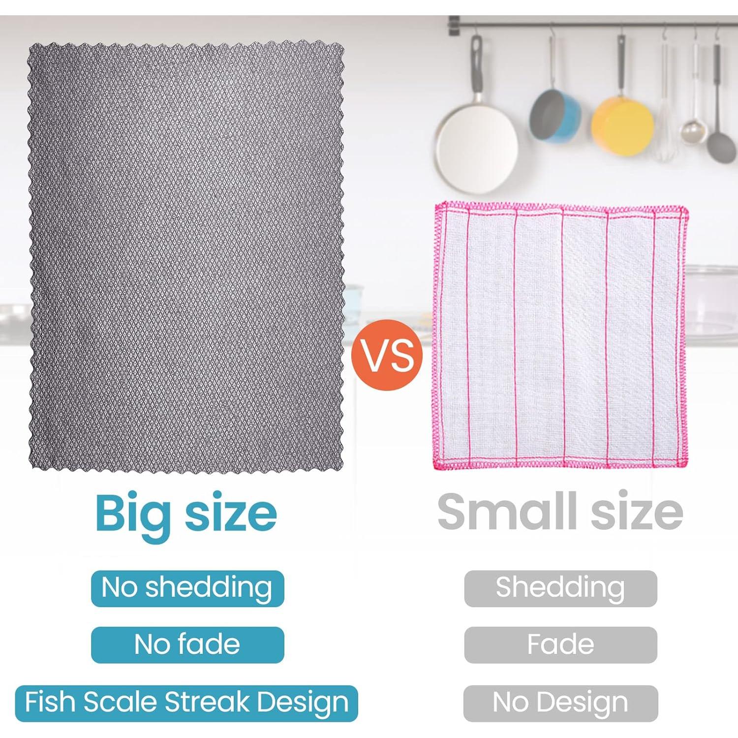 Paquete de 40 paños de microfibra Gandeer 30x40 cm gris azul