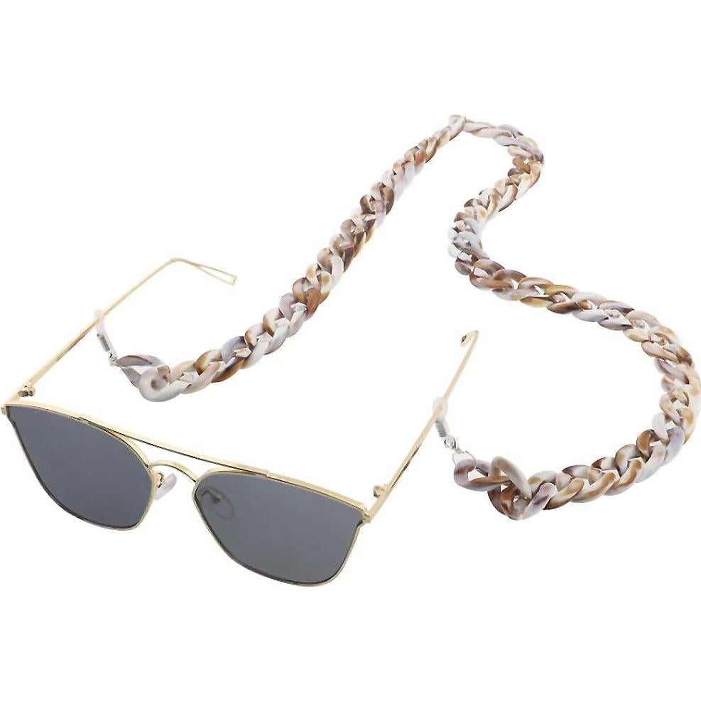 Soporte para Gafas de Acrílico y Perlas Naturales 70 cm