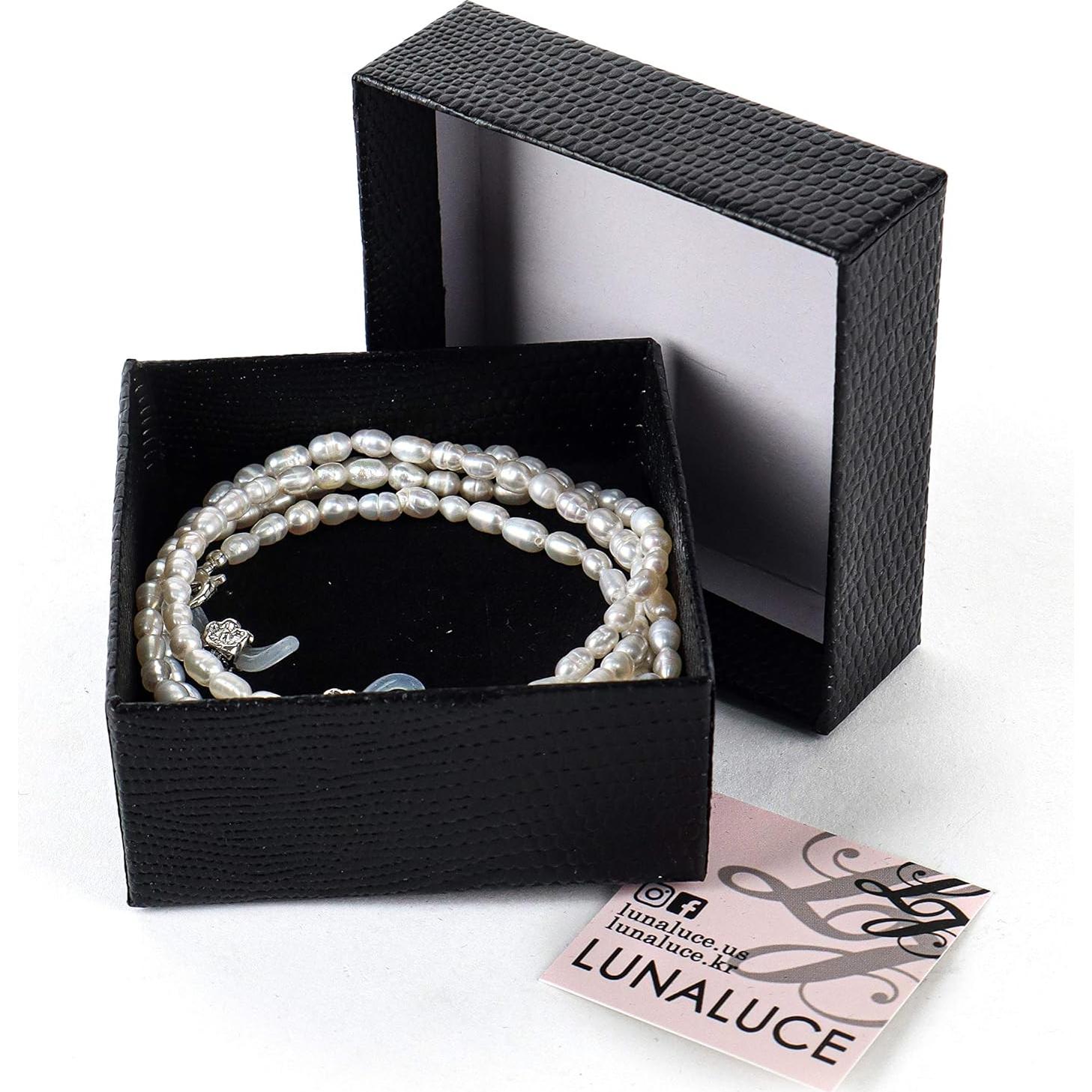 Soporte para Gafas de Sol con Perlas Naturales - Acrílico