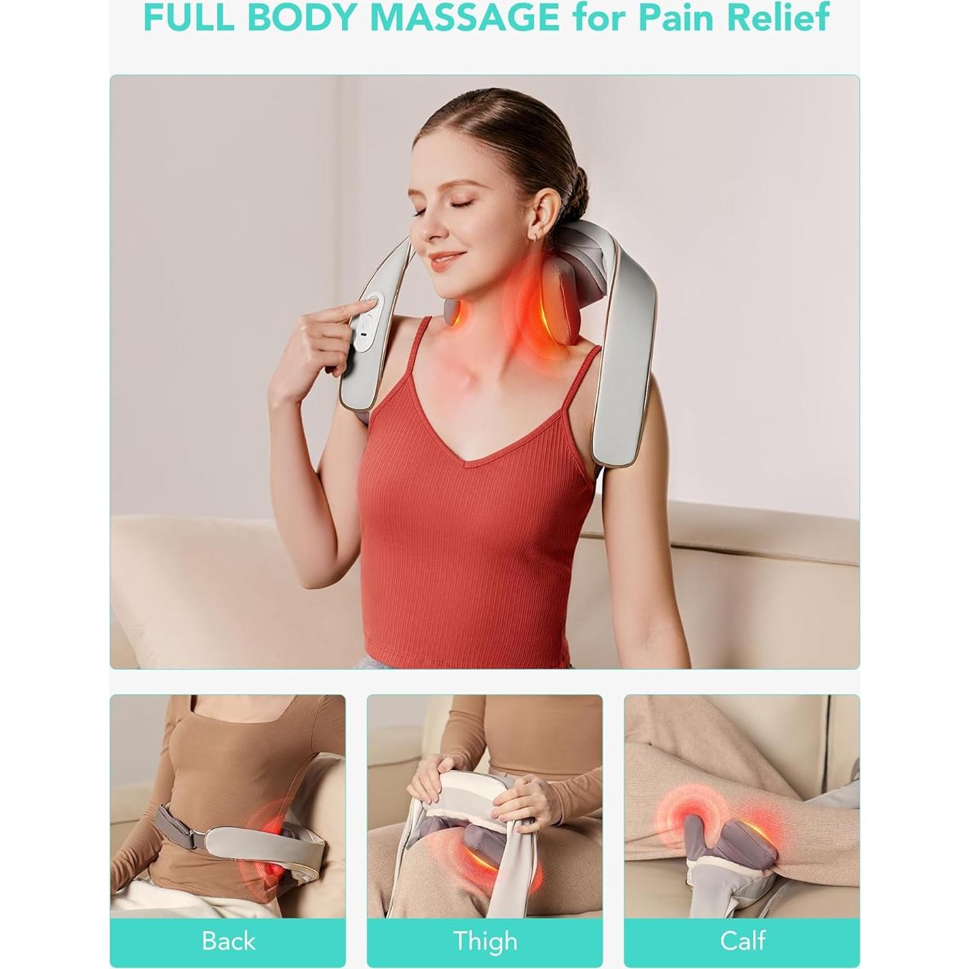 Masajeador de Cuello SKG H5 Inalámbrico con Calor 1,09 kg