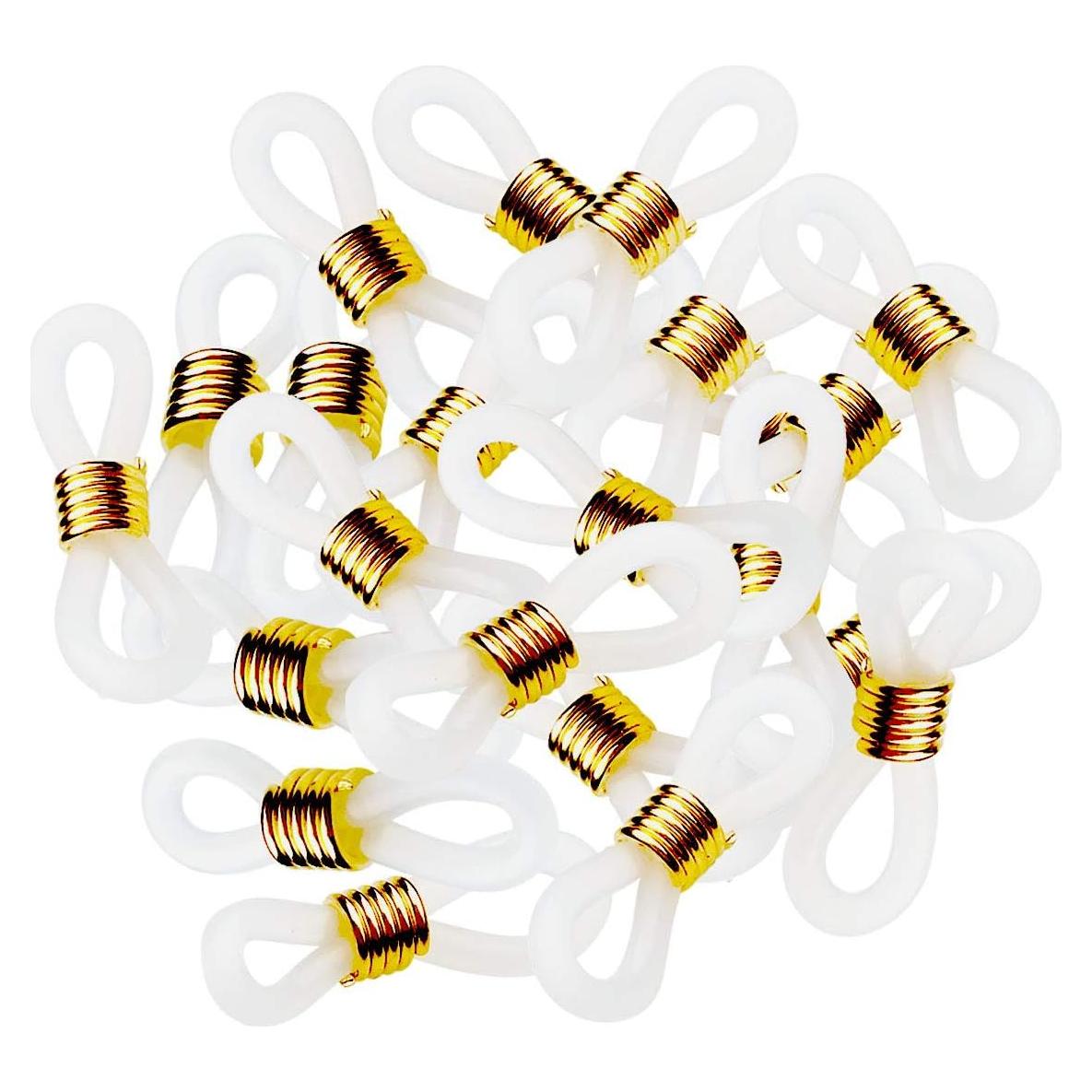 Conectores de Goma Ajustables TTSAM 40 Piezas para Gafas