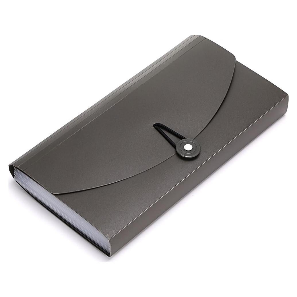 Carpeta Expandible BTSKY de 13 Bolsillos - Organizador A4 Gris