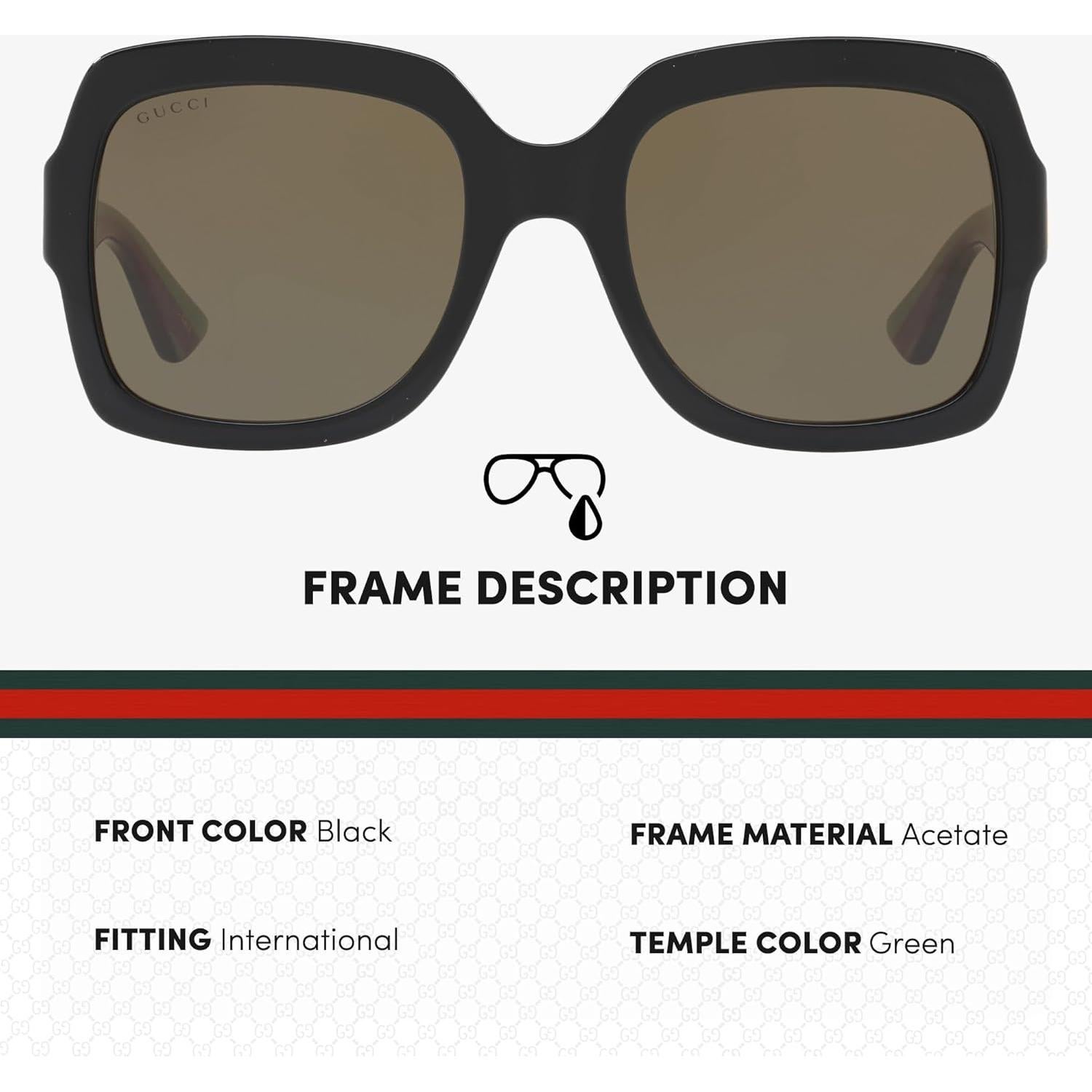 Gafas de Sol Gucci GG 0036SN Rectangulares para Mujer