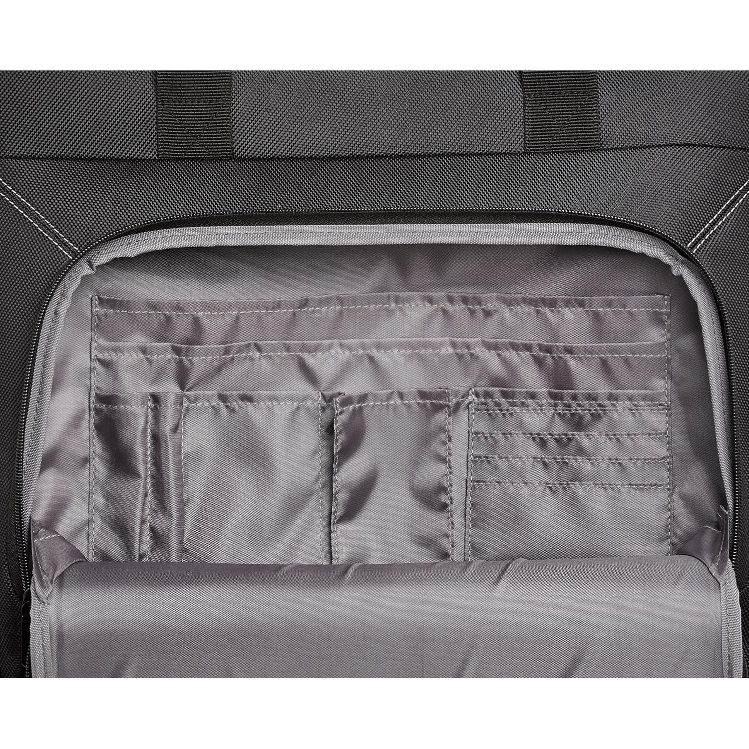 Funda para portátil con ruedas Amazon Basics 15.6" Negra