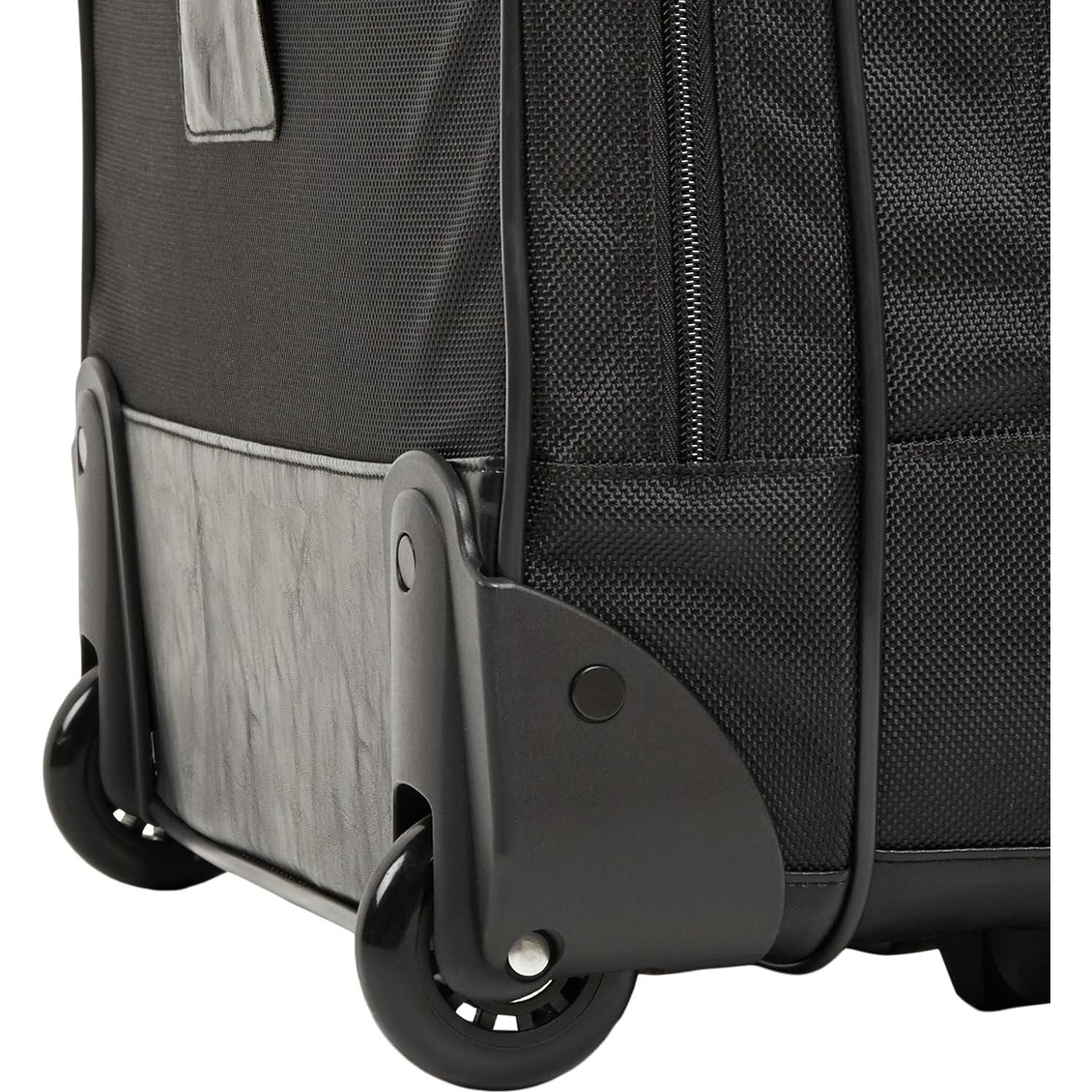 Funda para portátil con ruedas Amazon Basics 15.6" Negra