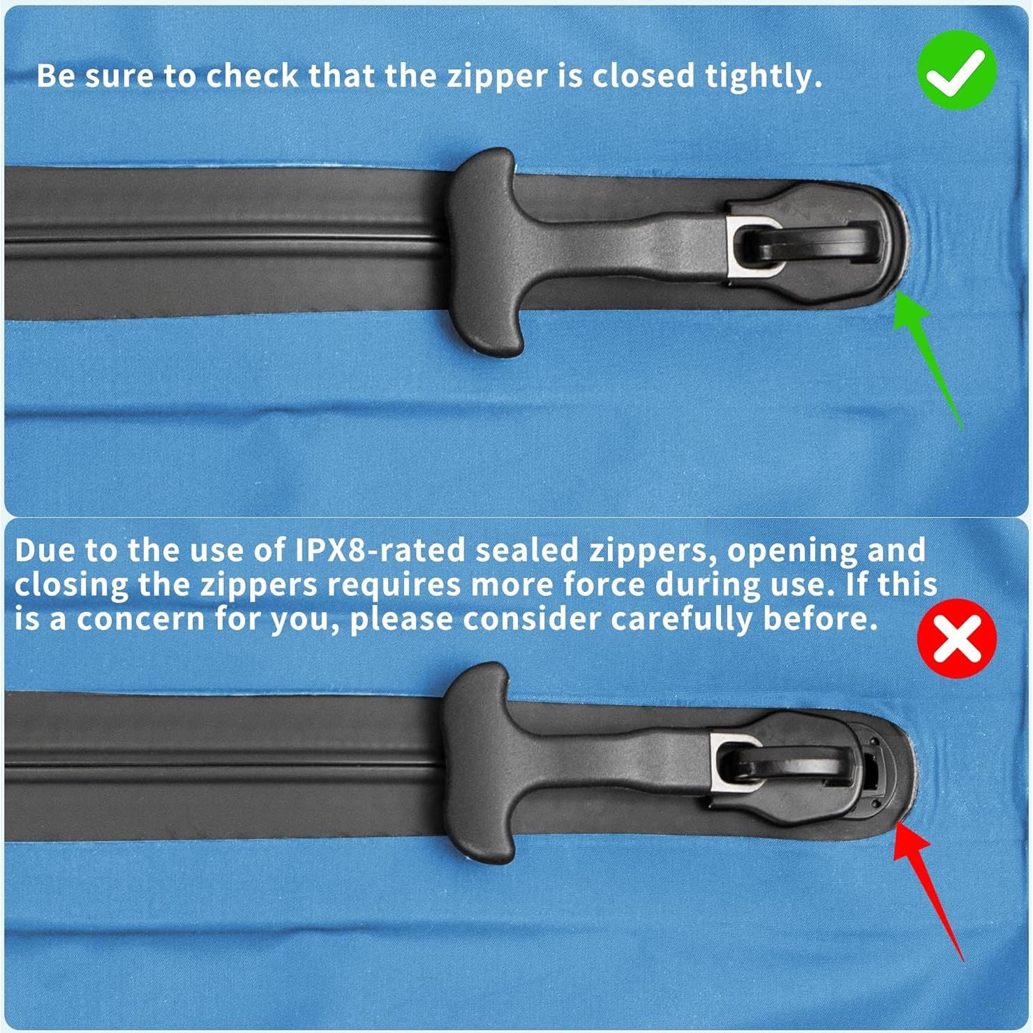 Bolsa de Vacío YEEKORO 2 PC Azul Impermeable Ahorra Espacio