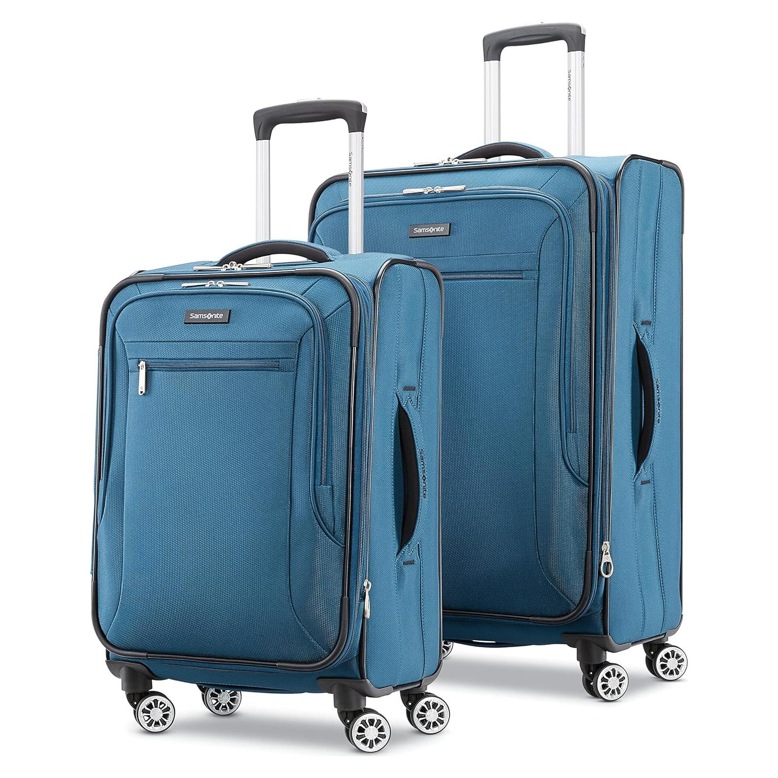 Samsonite Ascella X Equipaje Expandible 2 Piezas Verde Azulado