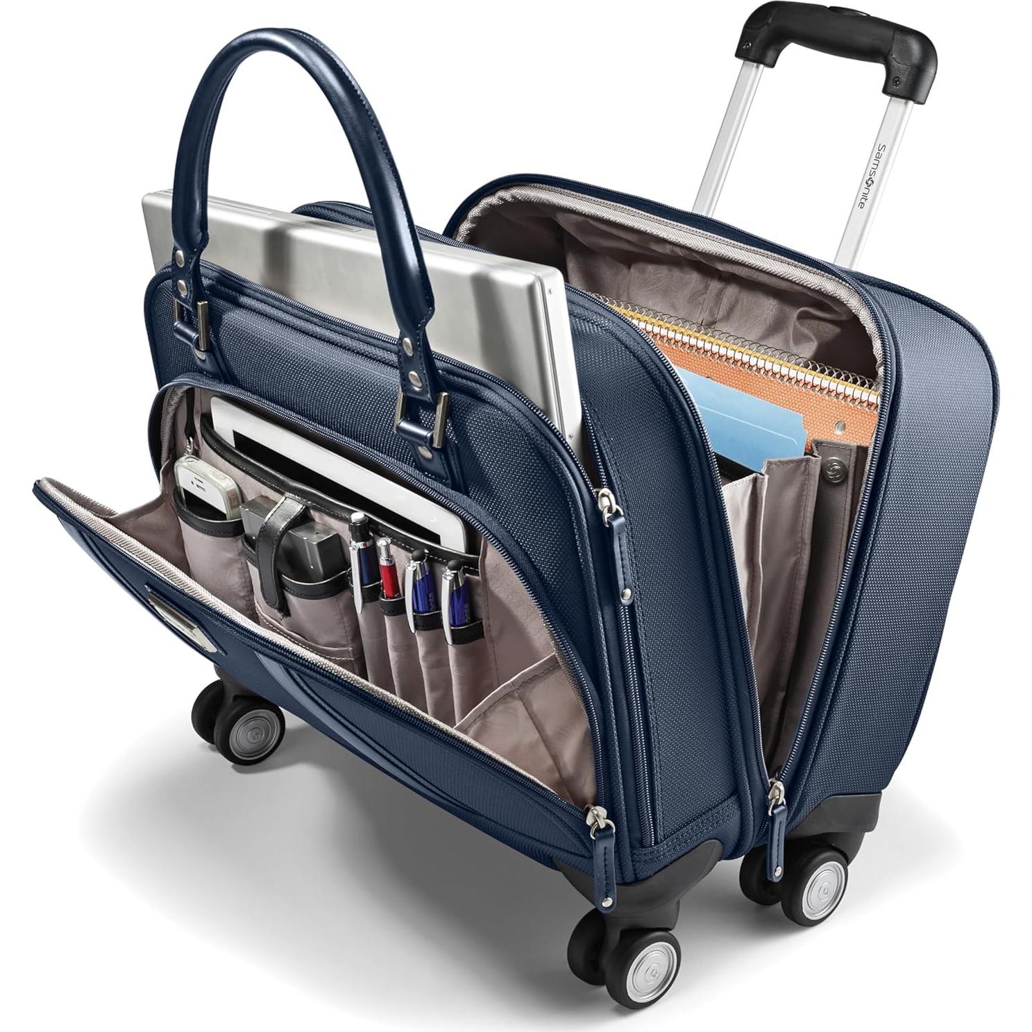 Maleta Spinner Samsonite Oficina Móvil Mujeres Azul Medianoche