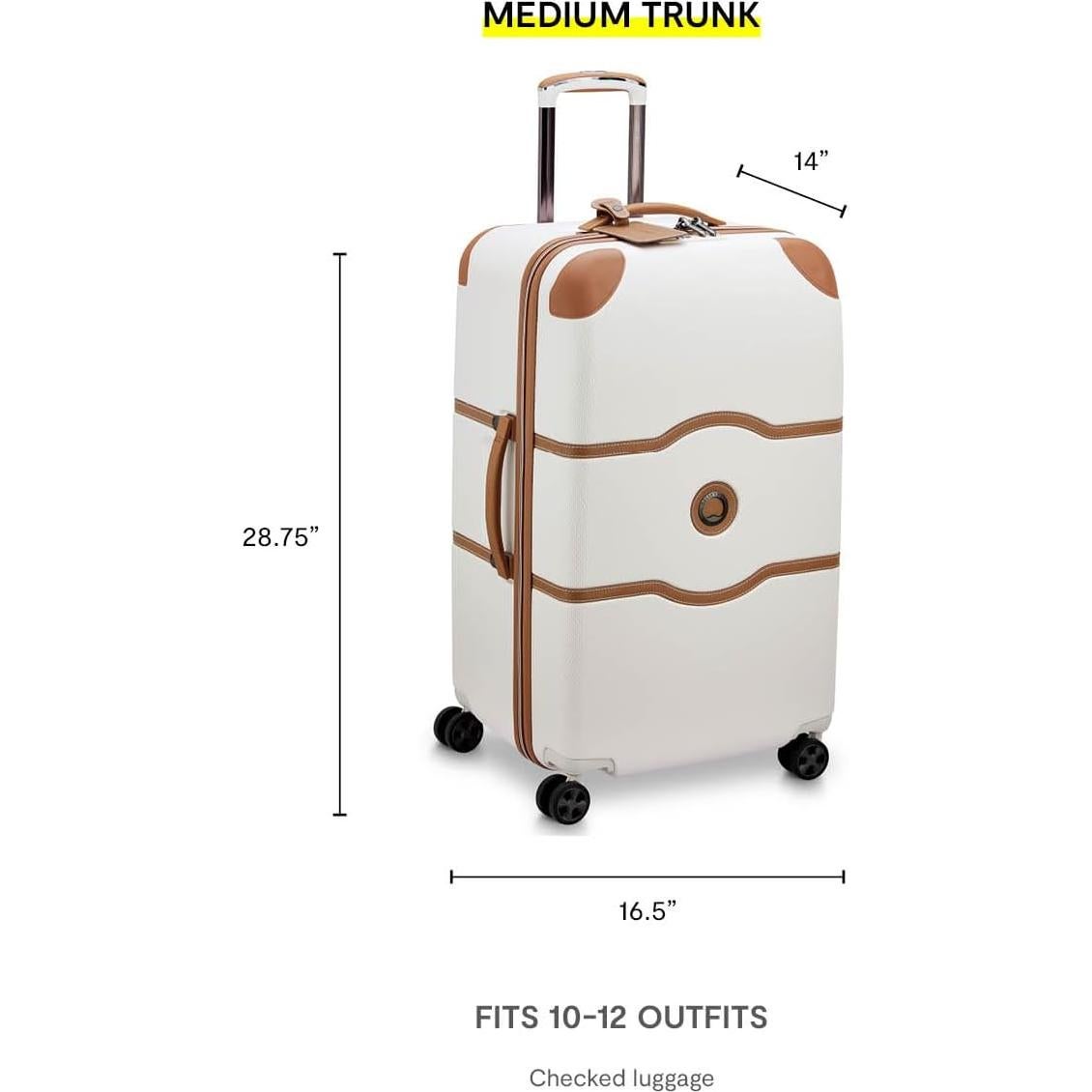 Maleta Delsey Chatelet Air 2.0 Dura 66 cm Angora
