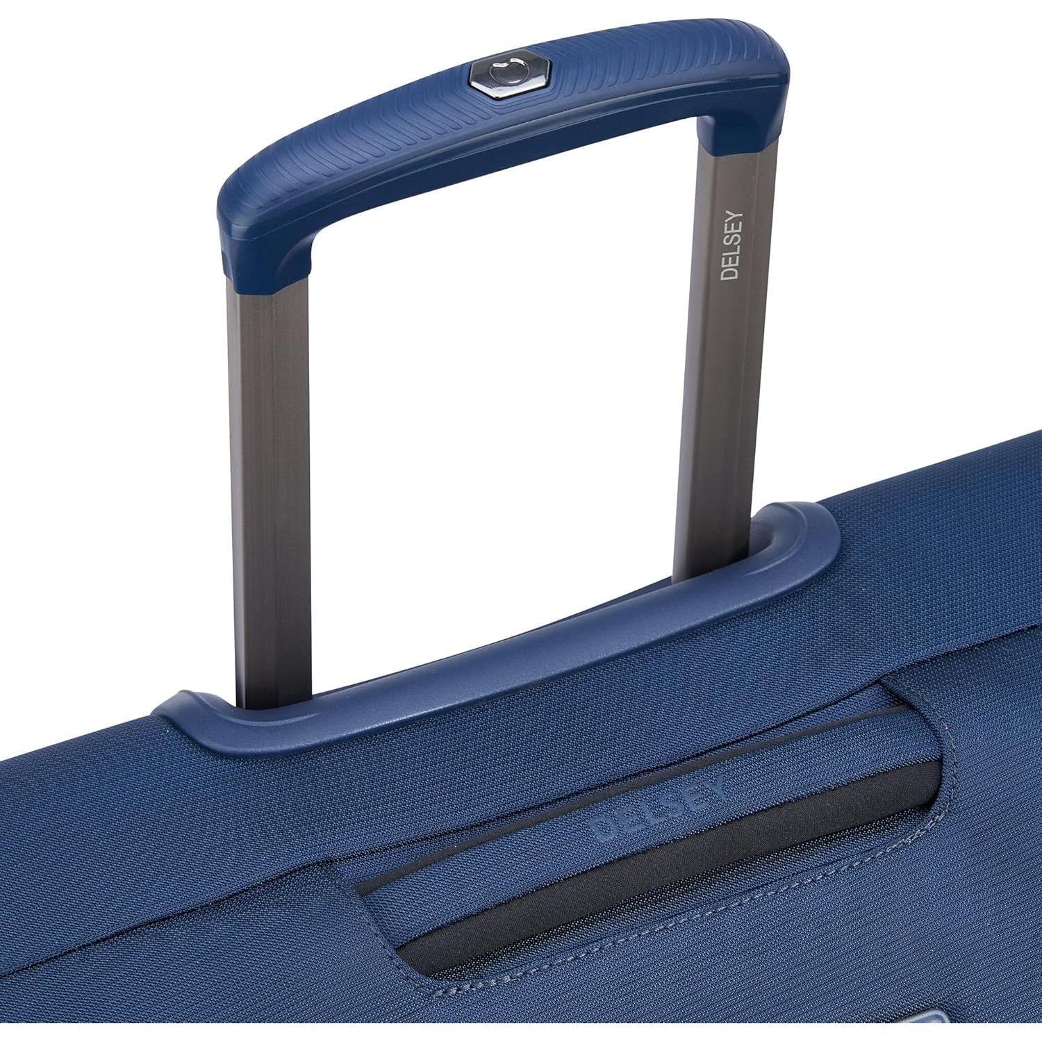 Equipaje Expandible Delsey Helium DLX 71.1 cm Azul Marino