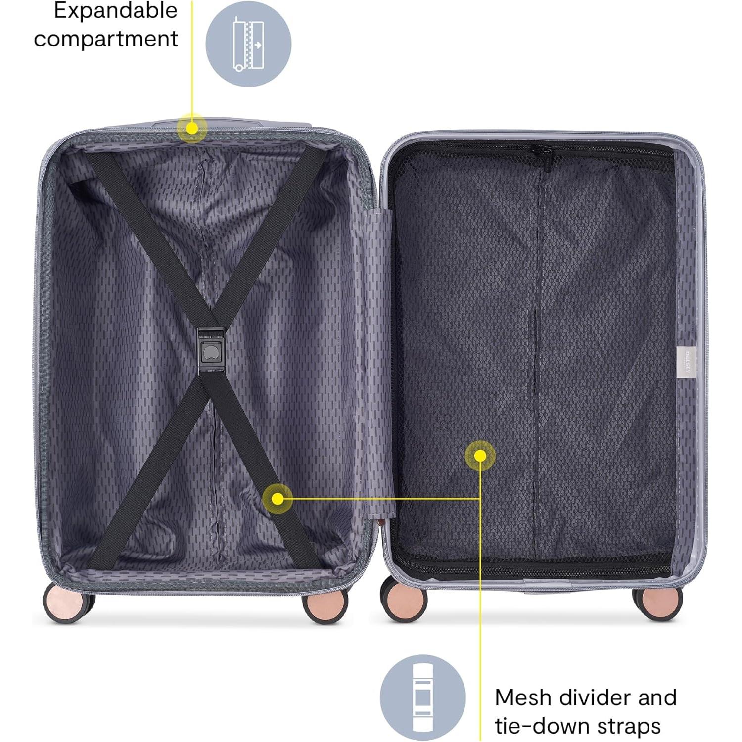 Maleta de Mano Delsey Paris Alexis 21" Expandible Ligera