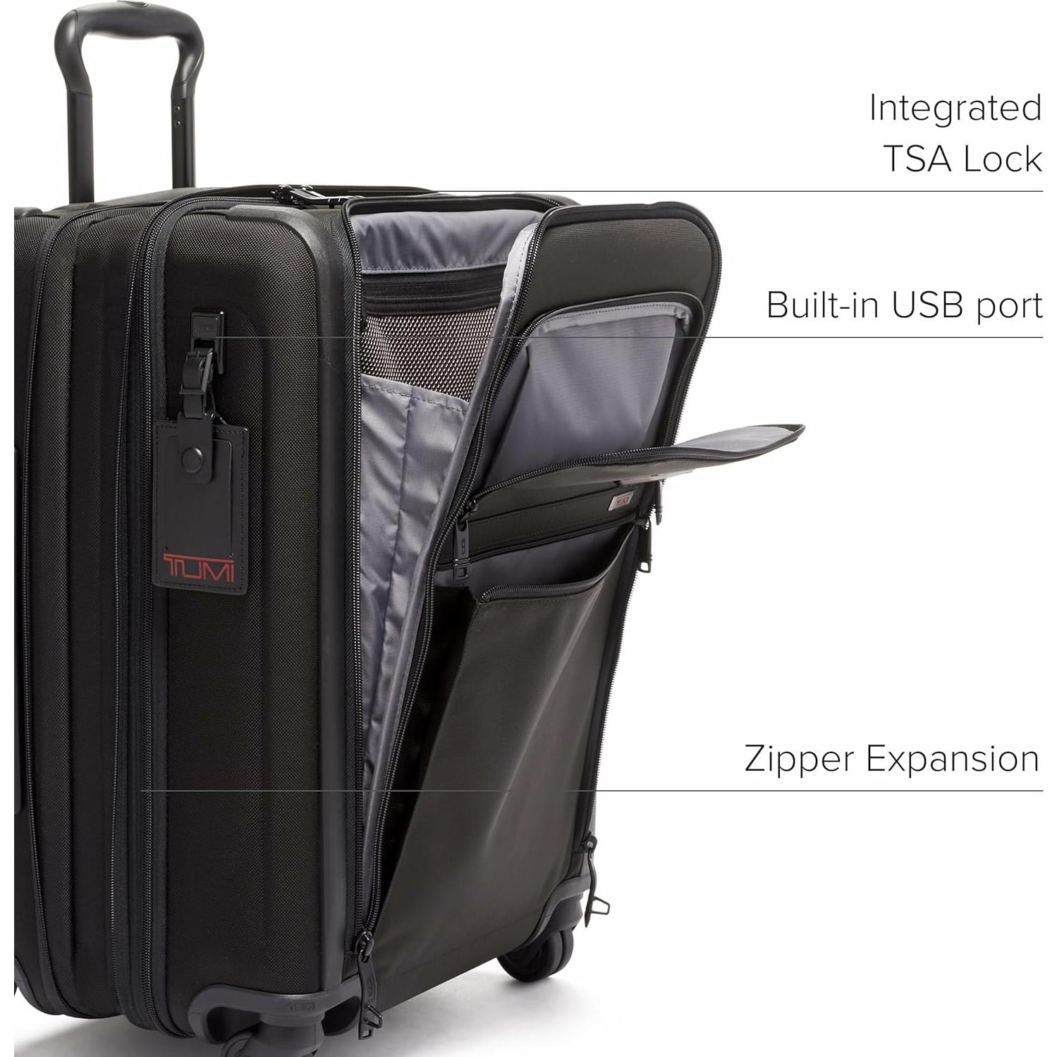 Maleta de Viaje TUMI Alpha Continental 56 cm Expandible Negra