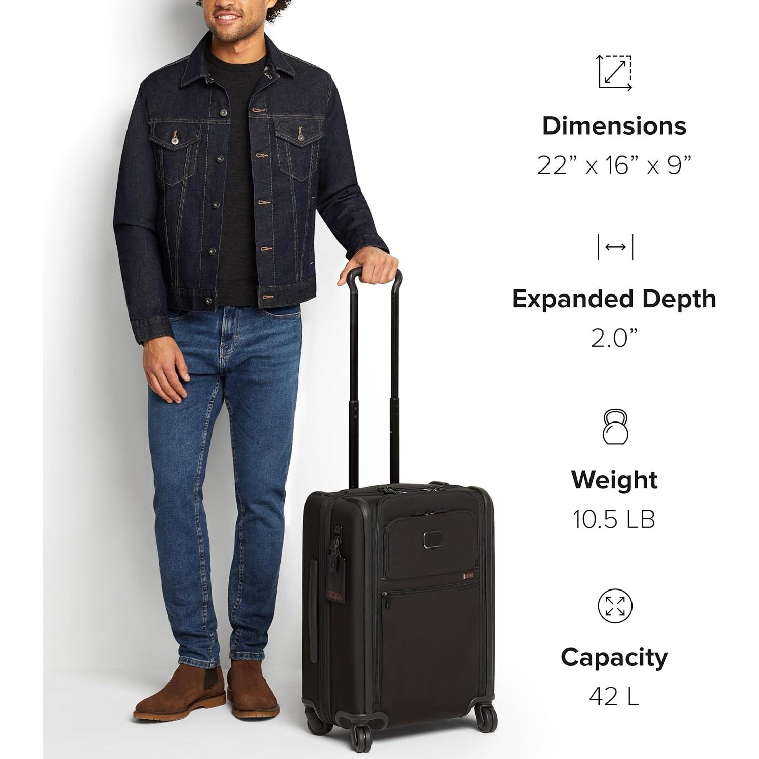 Maleta de Viaje TUMI Alpha Continental 56 cm Expandible Negra