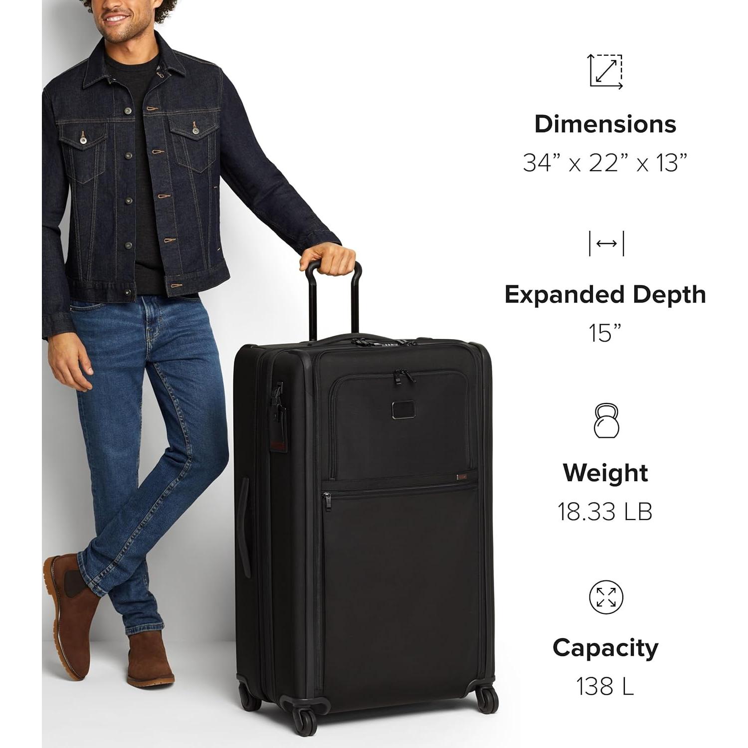 Maleta TUMI Alpha Worldwide Trip Expandible 138L Negra