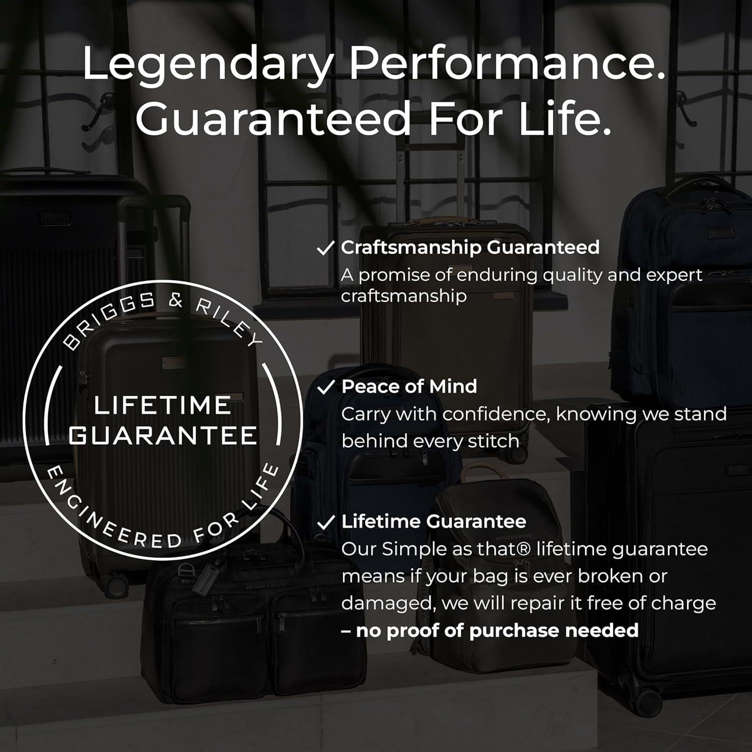 Maleta de Mano Expandible Briggs & Riley 22" Marino