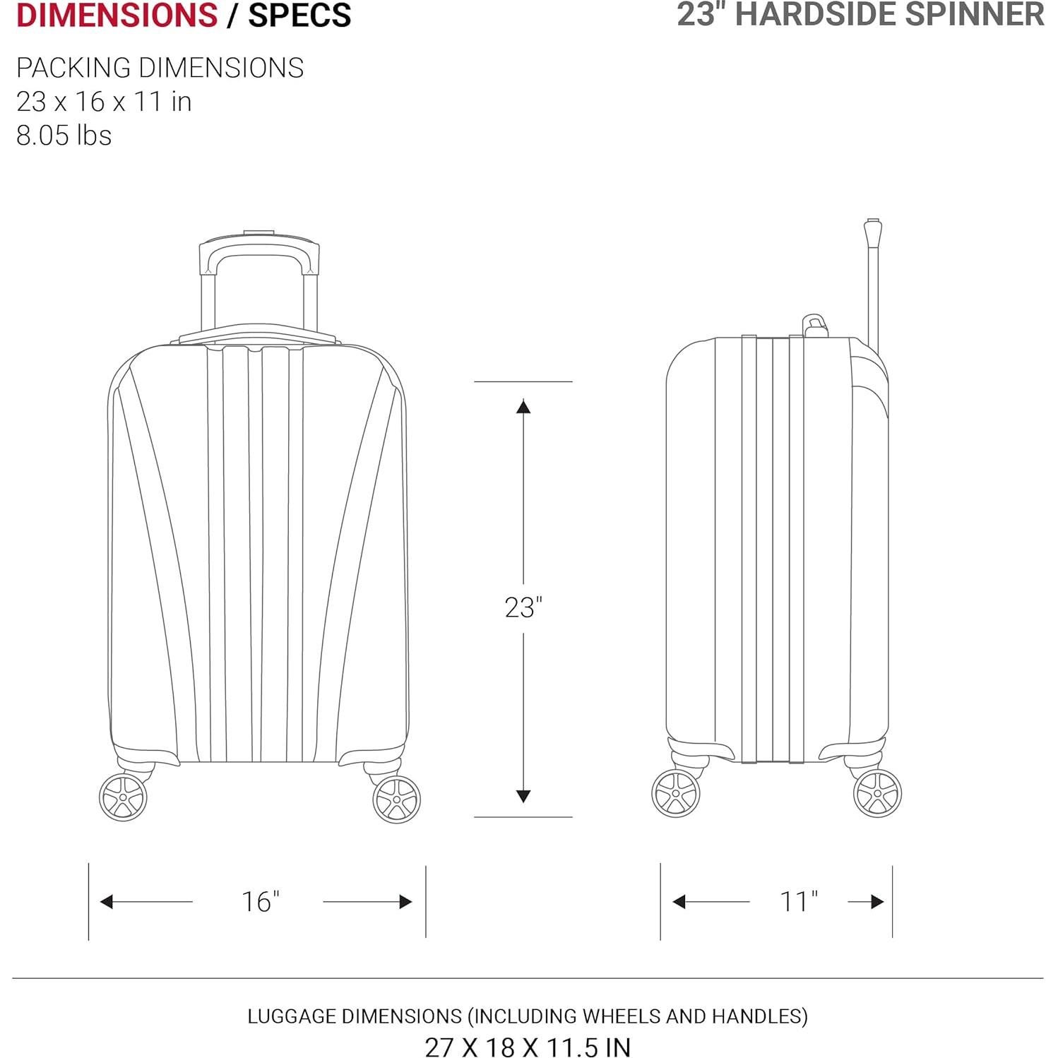 Equipaje Duro Expandible SwissGear 7585 58.4x40.6x27.9 cm Plata
