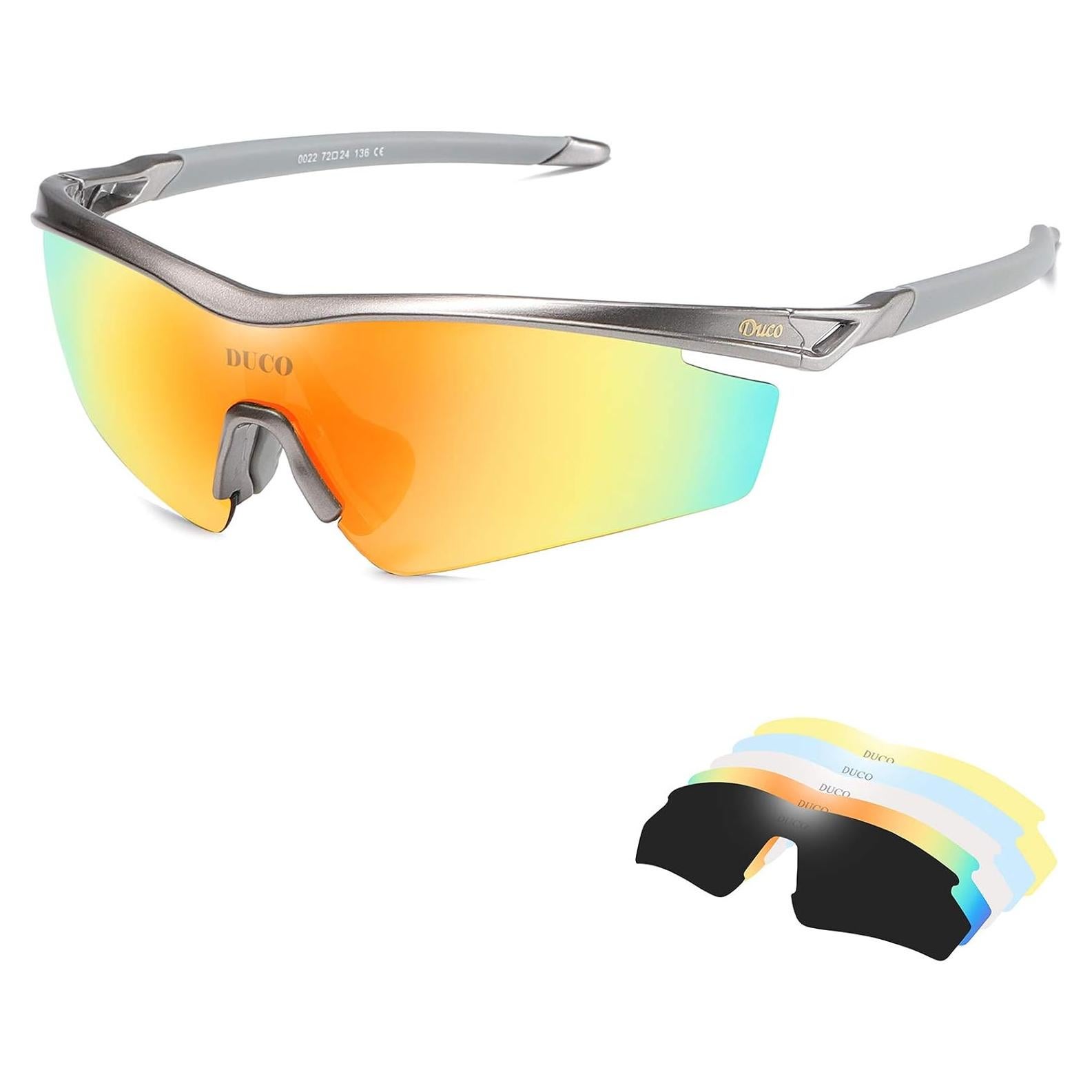Gafas de sol deportivas DUCO con 5 lentes intercambiables