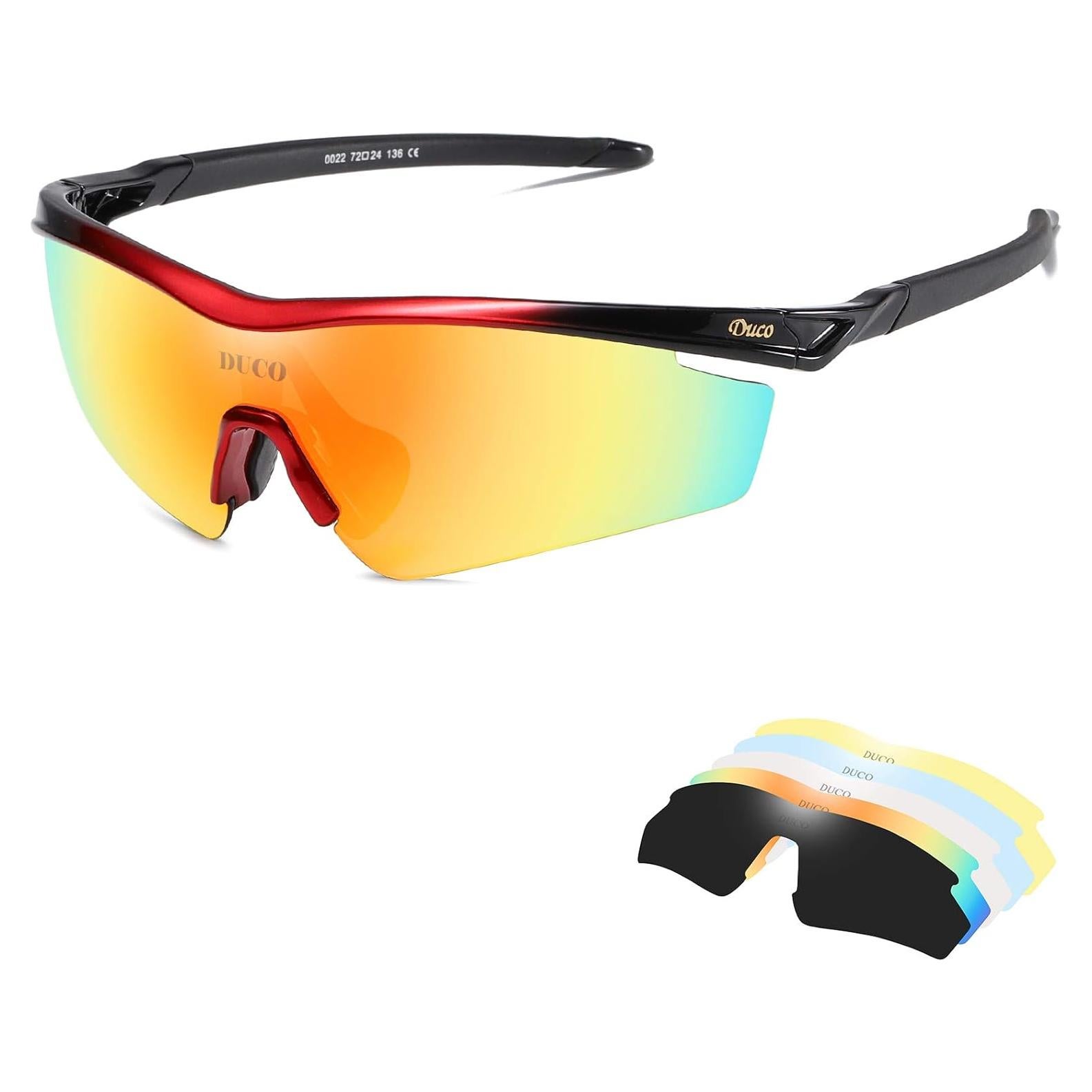 Gafas de sol deportivas DUCO con 5 lentes intercambiables