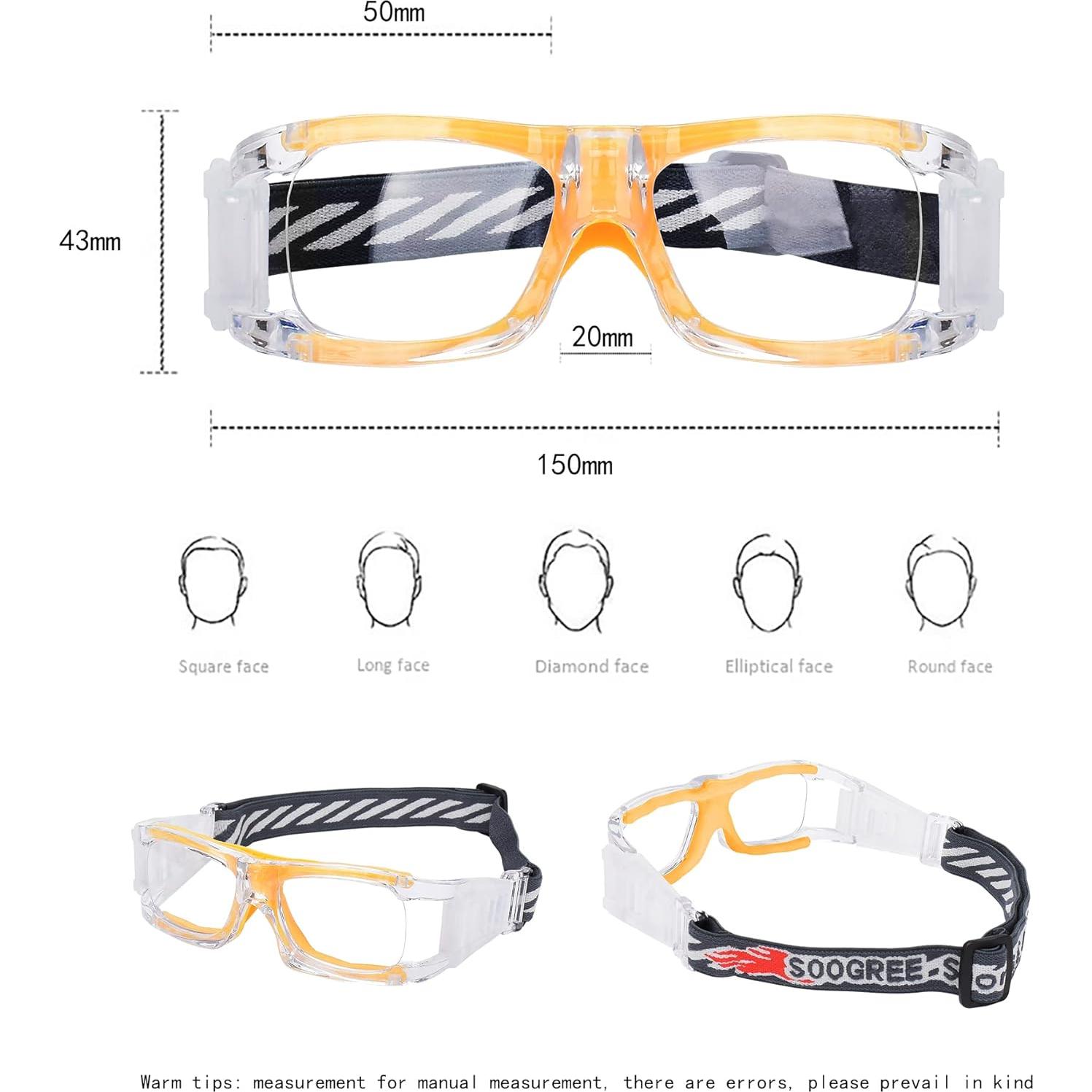 Gafas deportivas SooGree 8012 anti-vaho para baloncesto