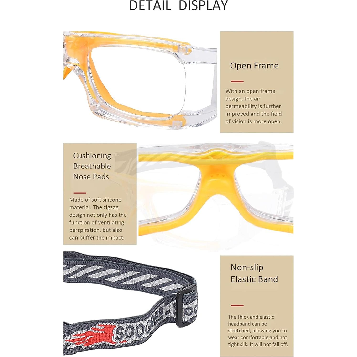 Gafas deportivas SooGree 8012 anti-vaho para baloncesto