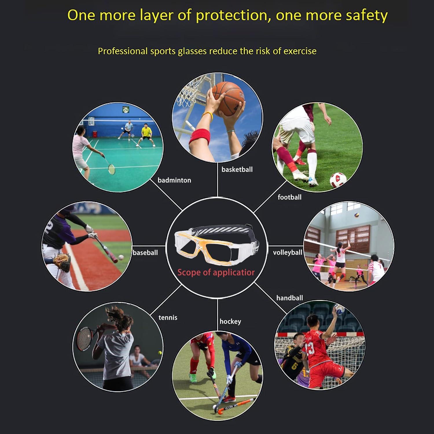 Gafas deportivas SooGree 8012 anti-vaho para baloncesto