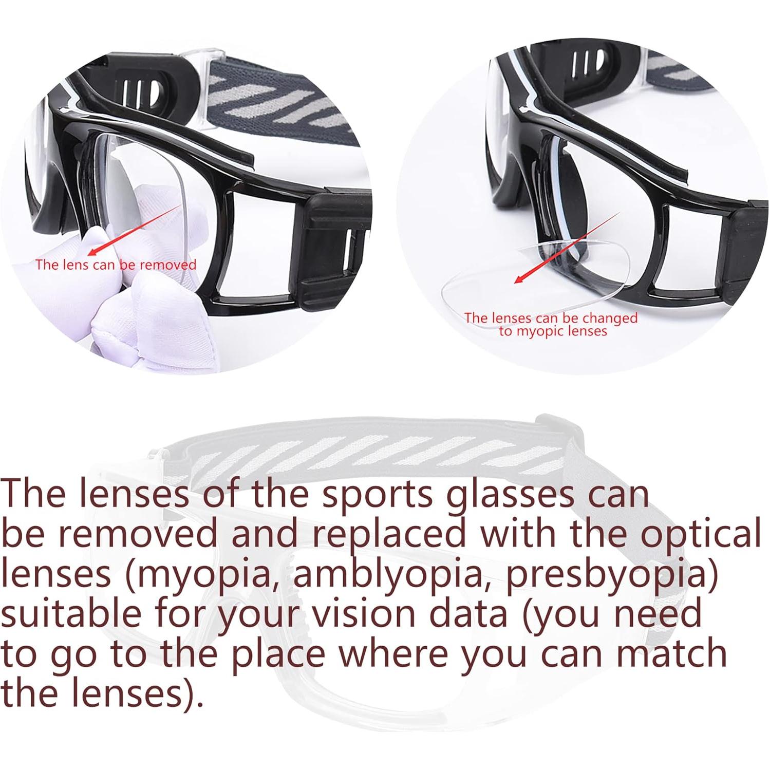 Gafas deportivas SooGree 8012 antiempañantes para baloncesto