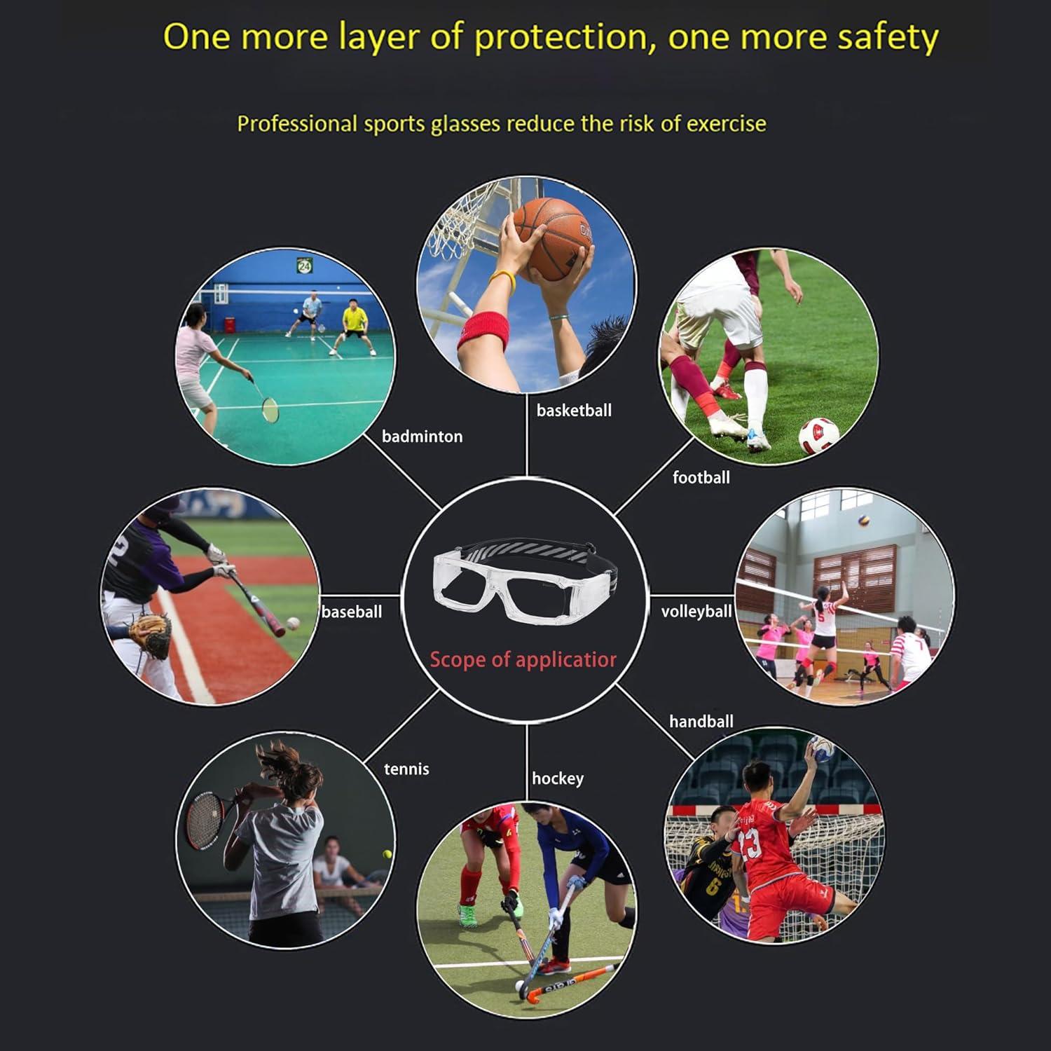 Gafas deportivas SooGree 8012 anti-vaho para baloncesto