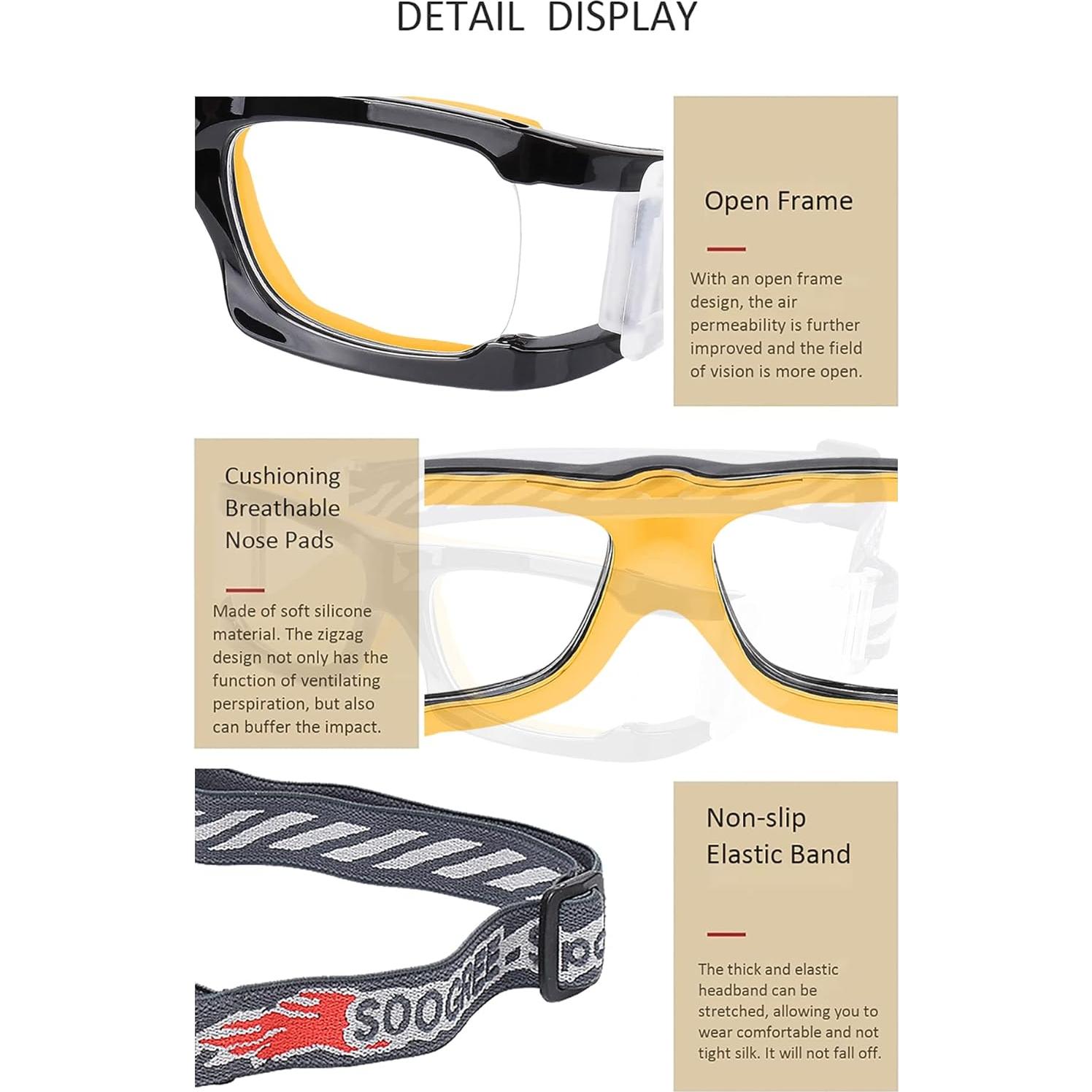 Gafas deportivas SooGree 8012 para baloncesto anti-vaho