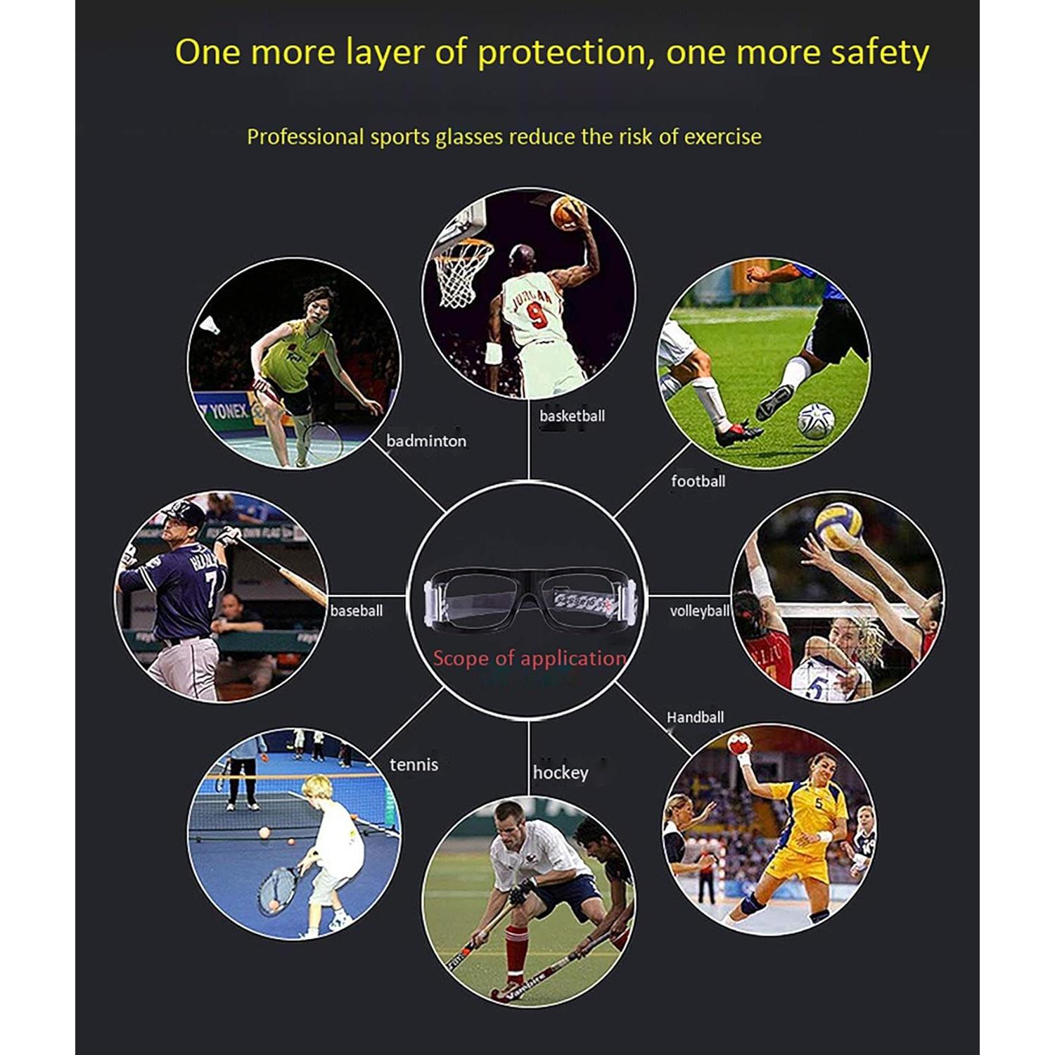 Gafas deportivas SooGree 8012 para baloncesto antiempañantes