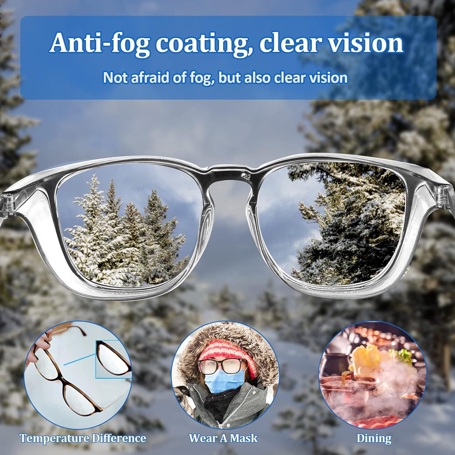 Gafas de seguridad Outray 2 pares antiempañantes y luz azul