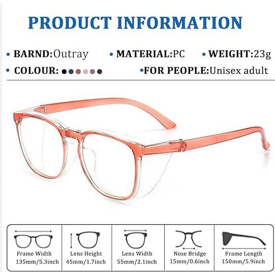 Gafas de Seguridad Outray 2 Pares Antiempañantes Luz Azul