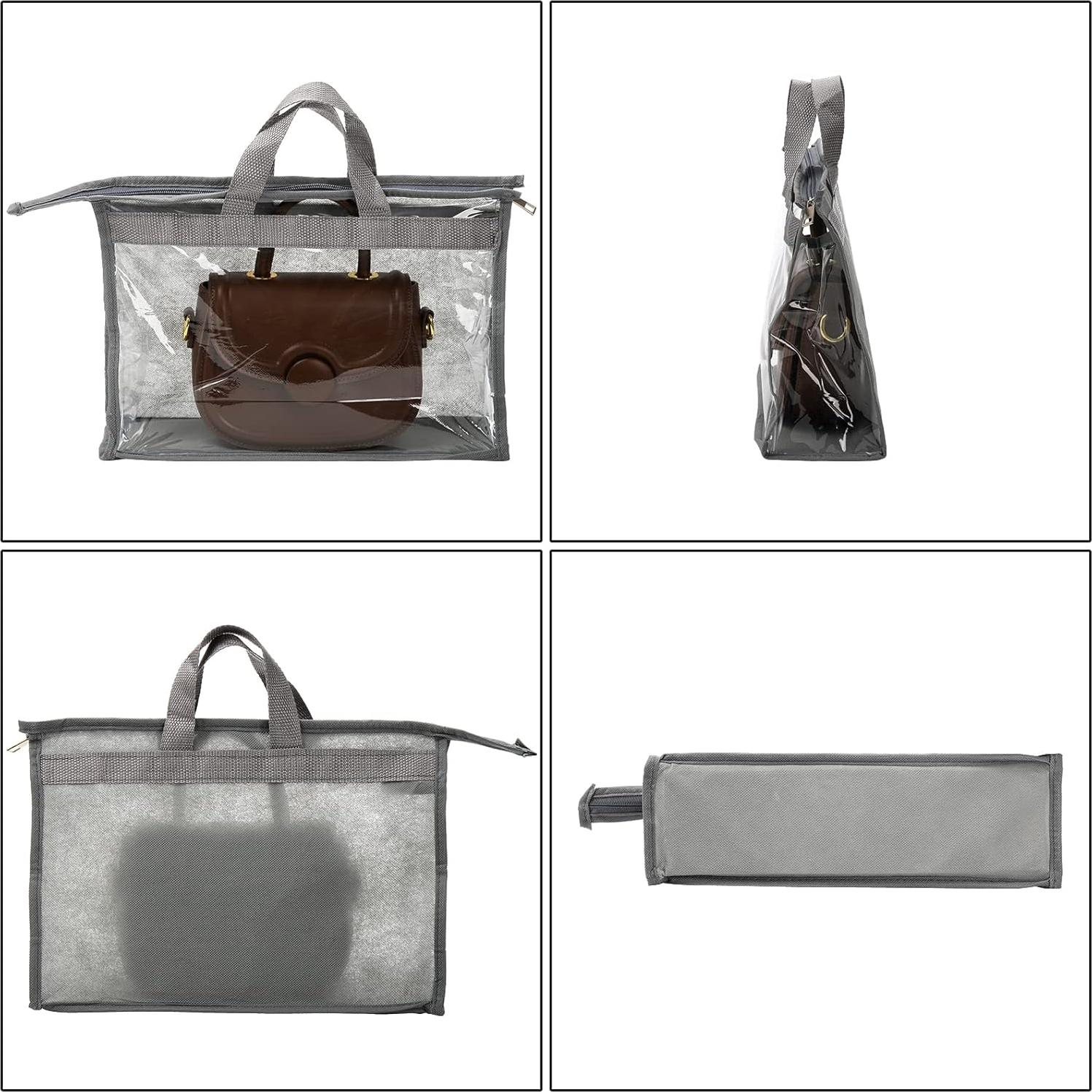 Organizador de Almacenamiento de Bolsos Peohud - 12 Paquetes Transparentes