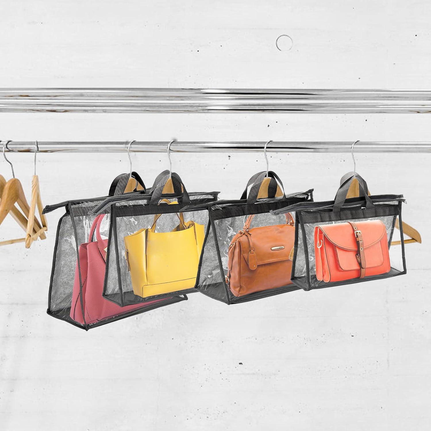 Organizador de Almacenamiento de Bolsos Peohud - 12 Paquetes Transparentes