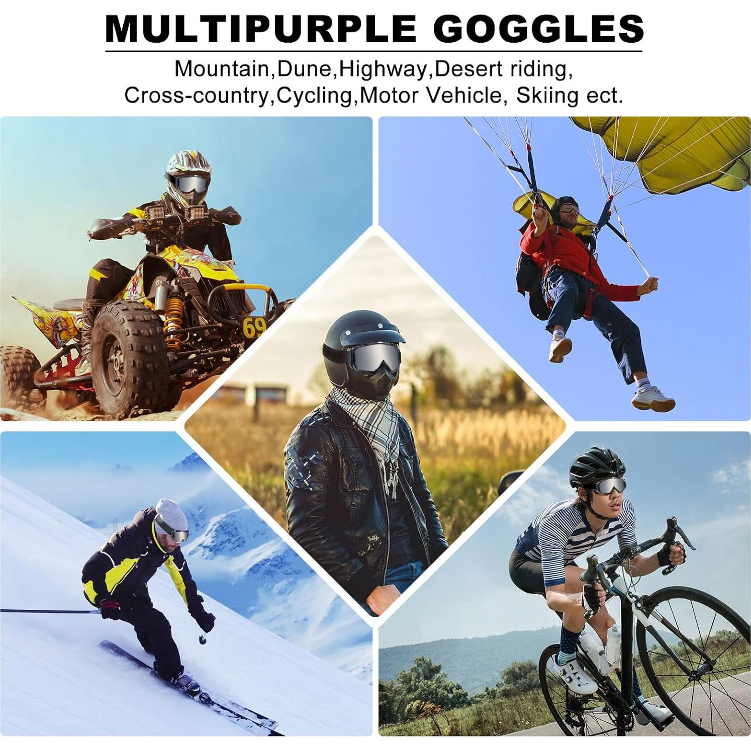 Gafas de Motocross ZukMi Unisex con Lente Antiarañazos