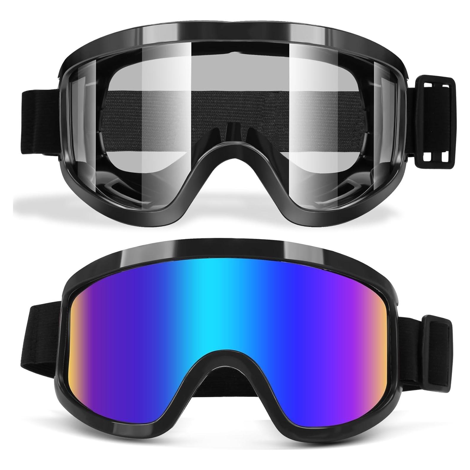 Gafas de Moto Lievermo - Paquete 2 Gafas para Esquiar